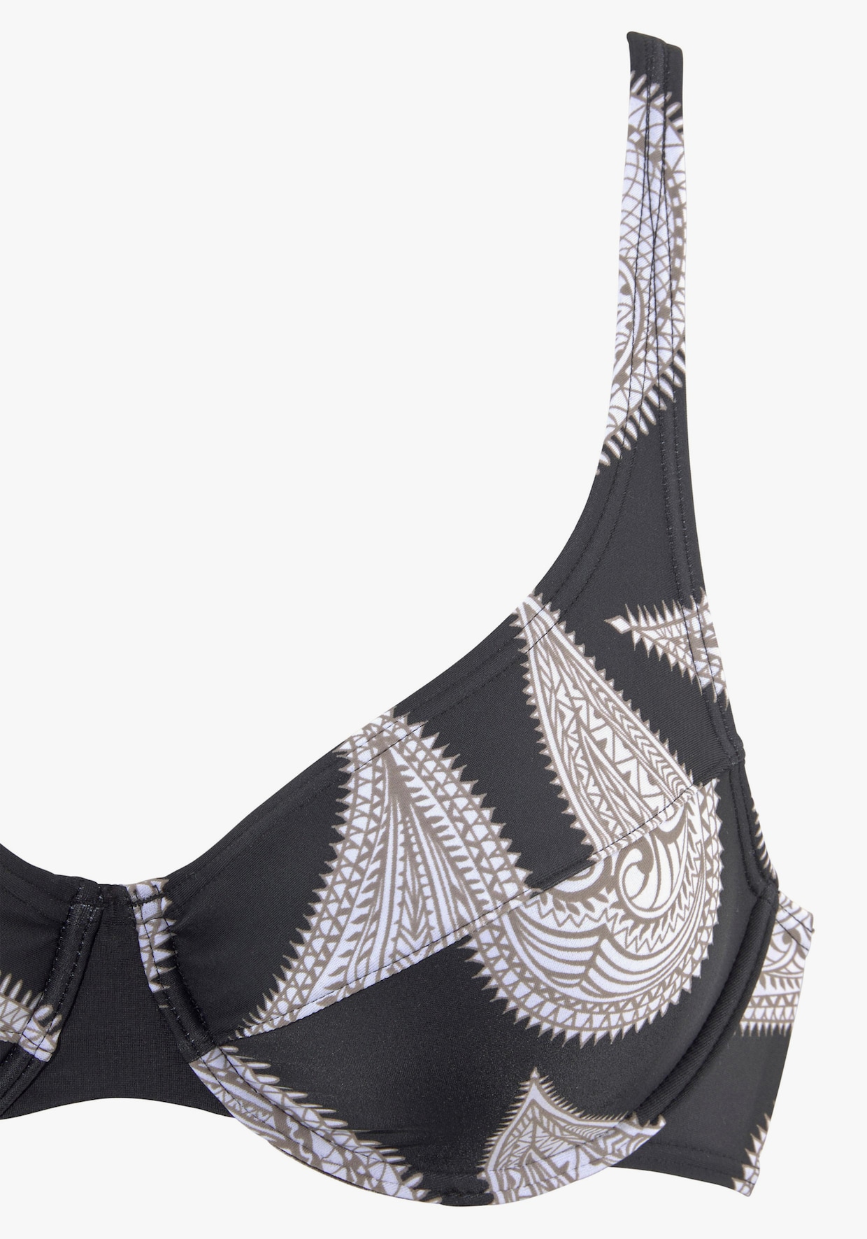 LASCANA Bügel-Bikini - schwarz-bedruckt