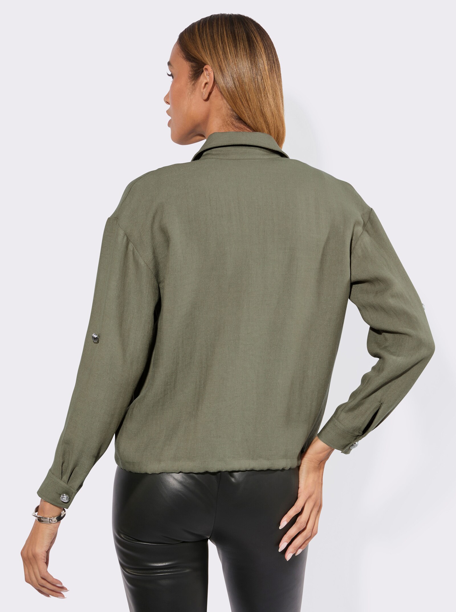 Blusenjacke - khaki