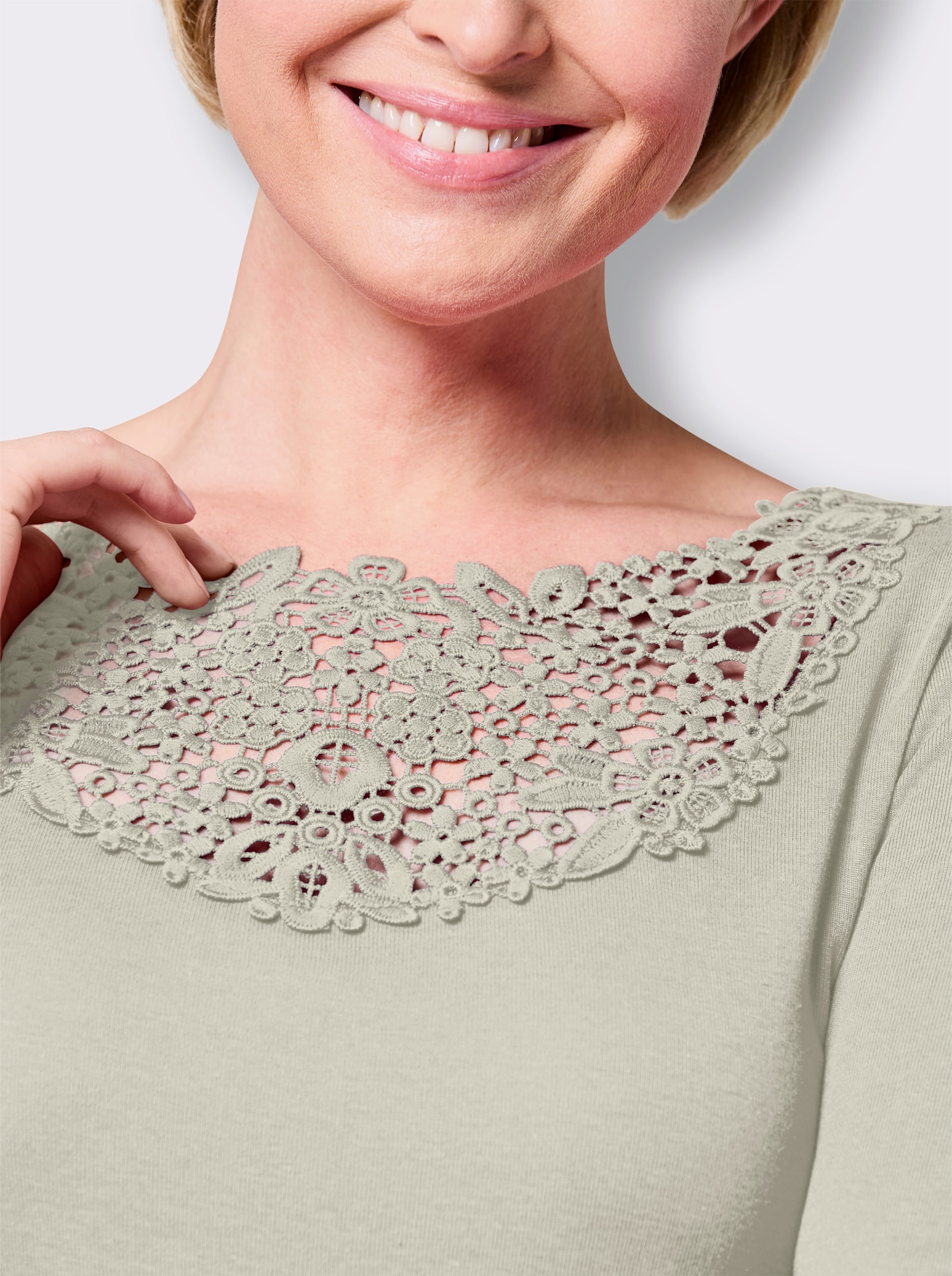 wäschepur Blazershirt - champagner