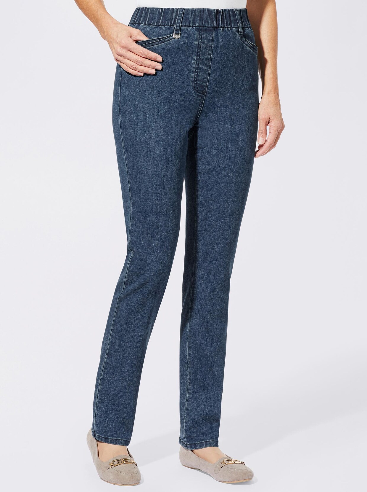 Jeans - blue-stone-washed
