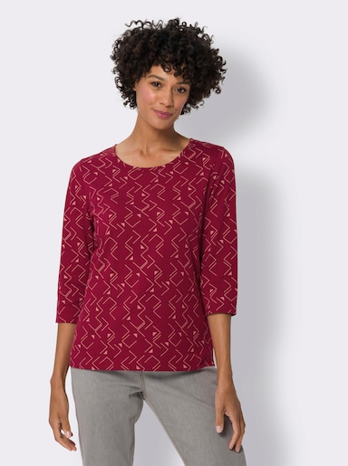 3/4-Arm-Shirt - kirsche-flamingo