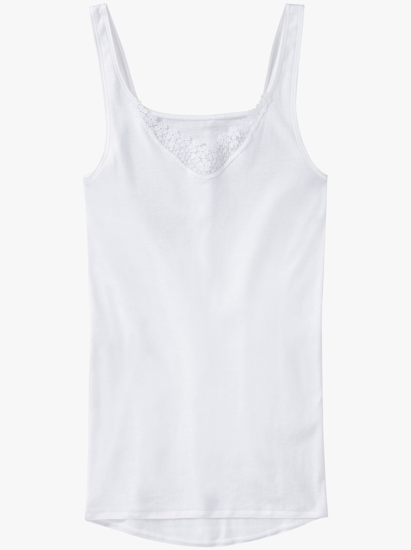 Mey Achselhemd mit verlängertem Rückenteil - weiss