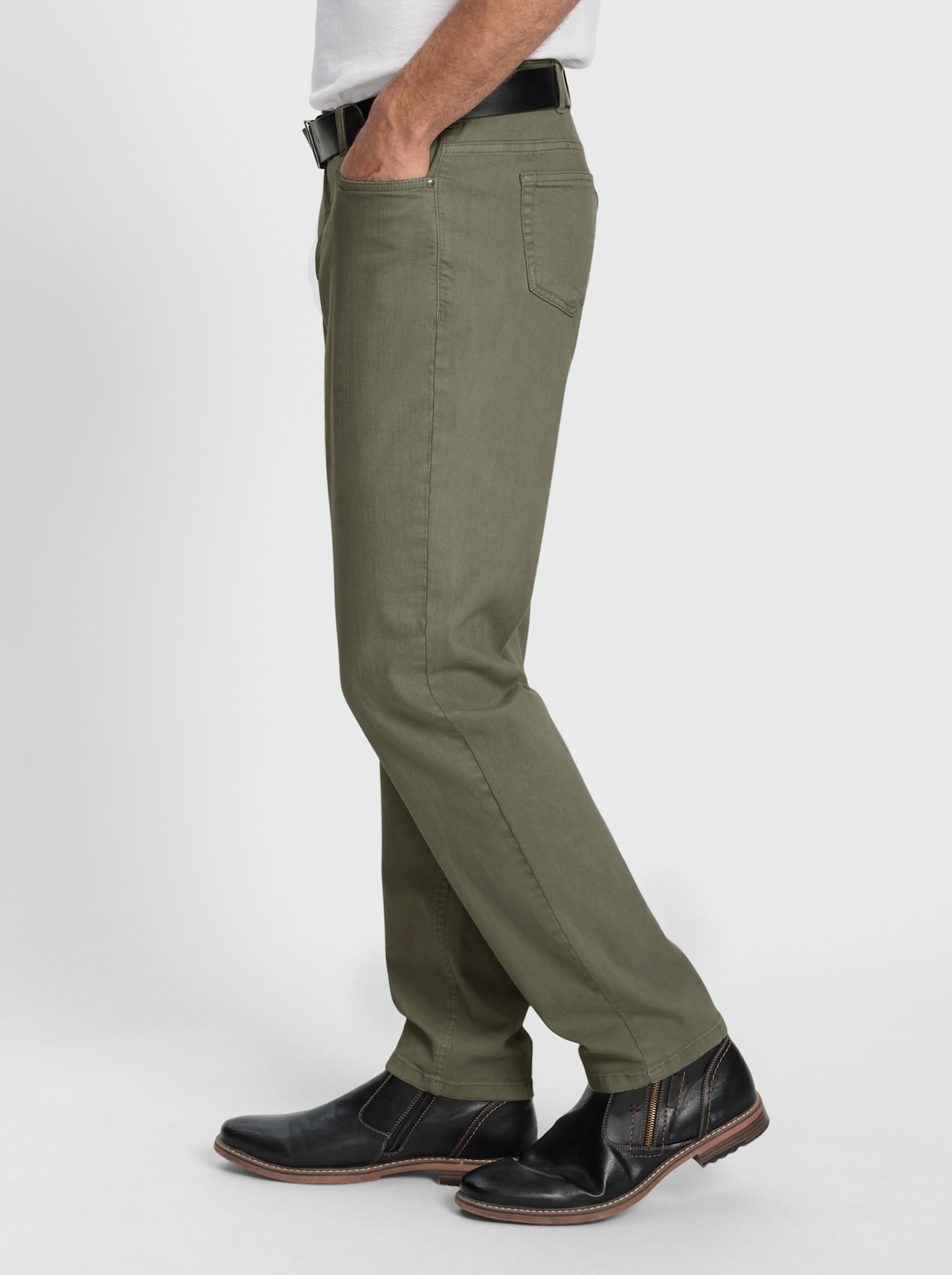 Marco Donati 5-pocketbroek - kaki