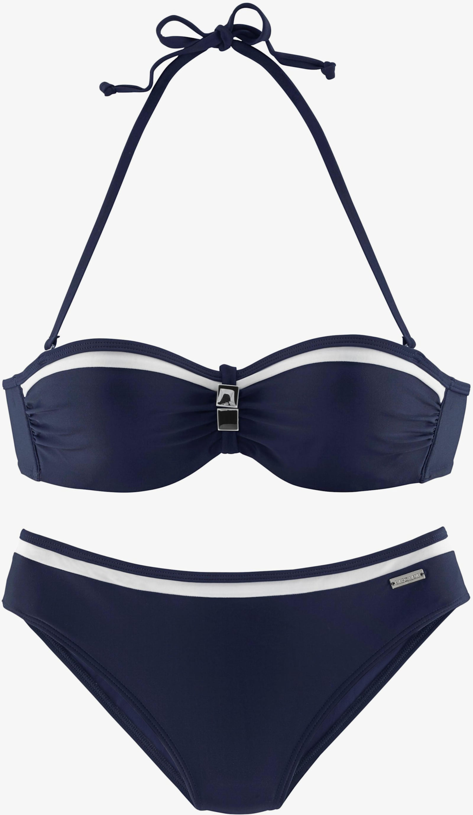 LASCANA Bügel-Bandeau-Bikini - marine