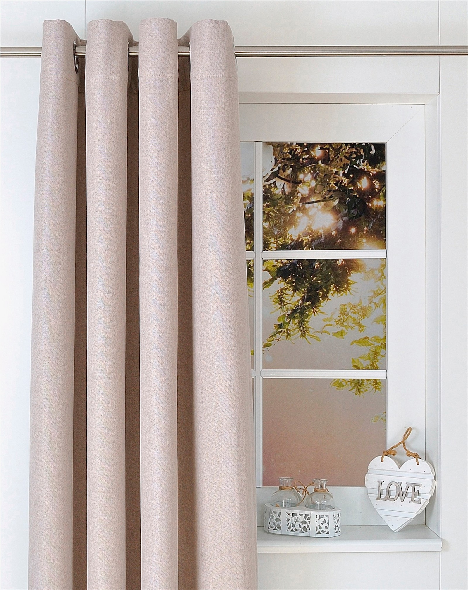 heine home Dekoschal - creme