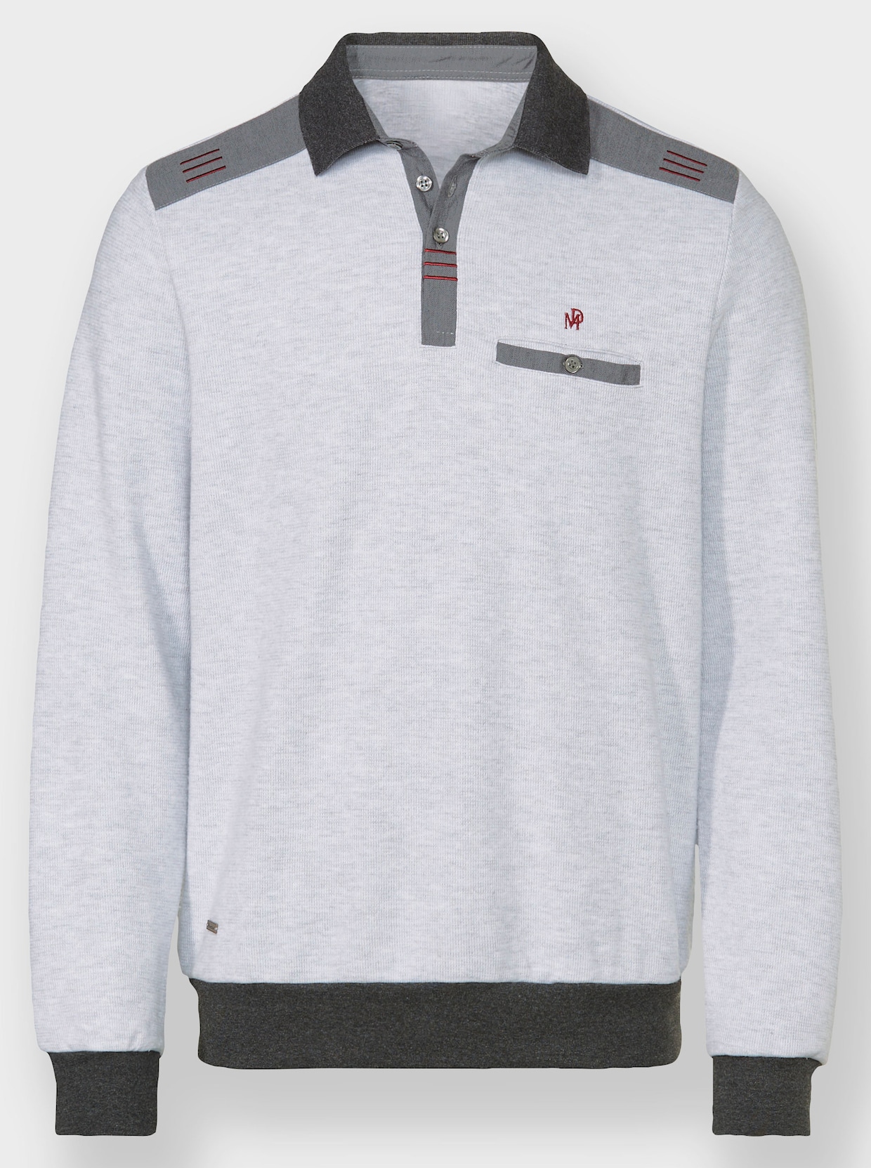 Marco Donati Sweatshirt - lichtgrijs gemêleerd
