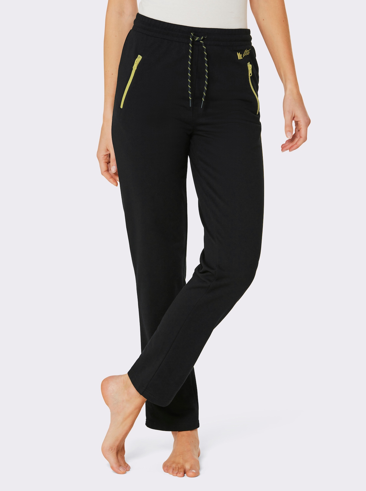 feel good Broek - zwart