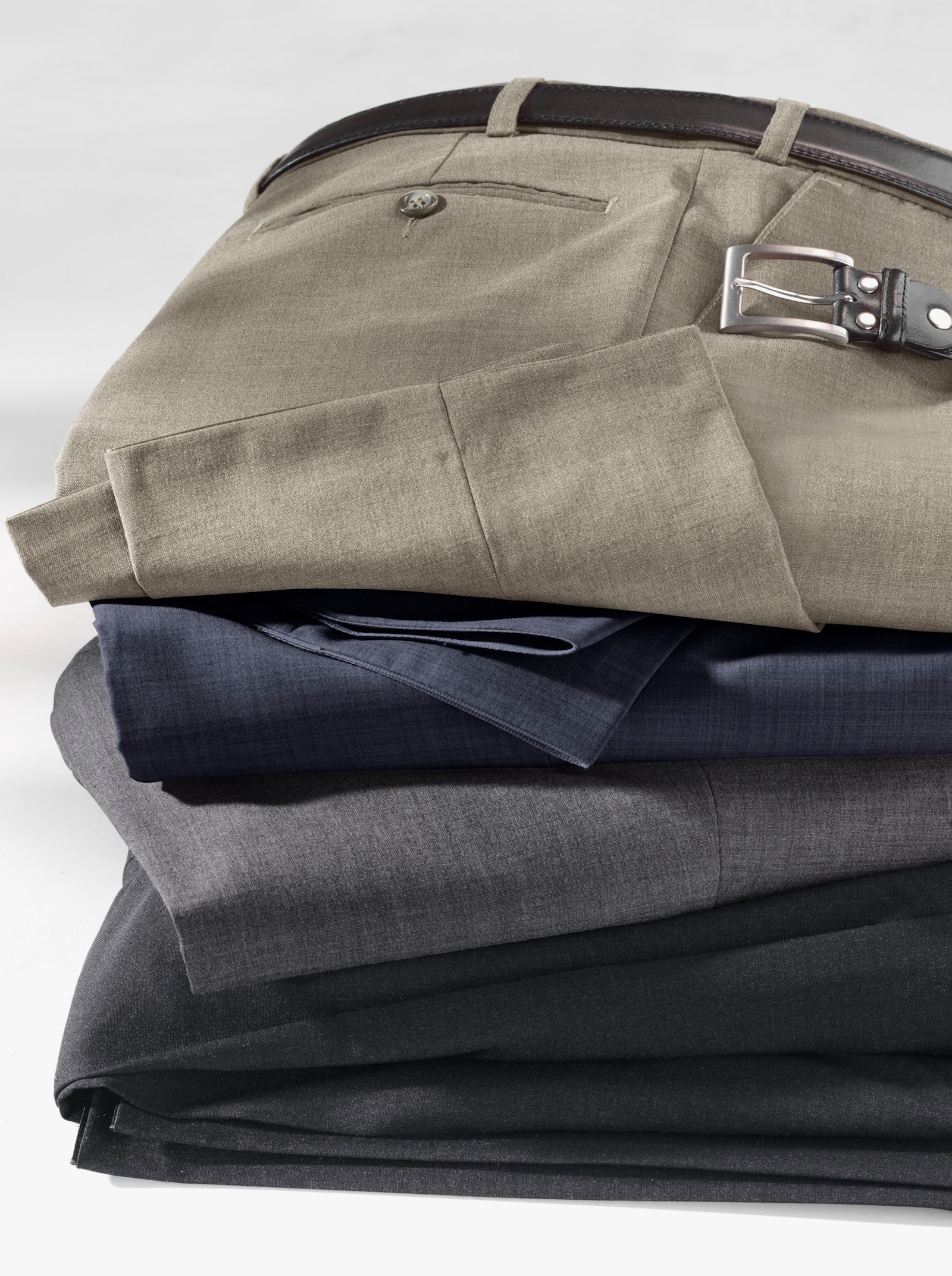 chauffeursbroek - beige gemêleerd