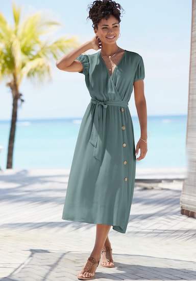 Vivance Robe mi-longue - vert foncé