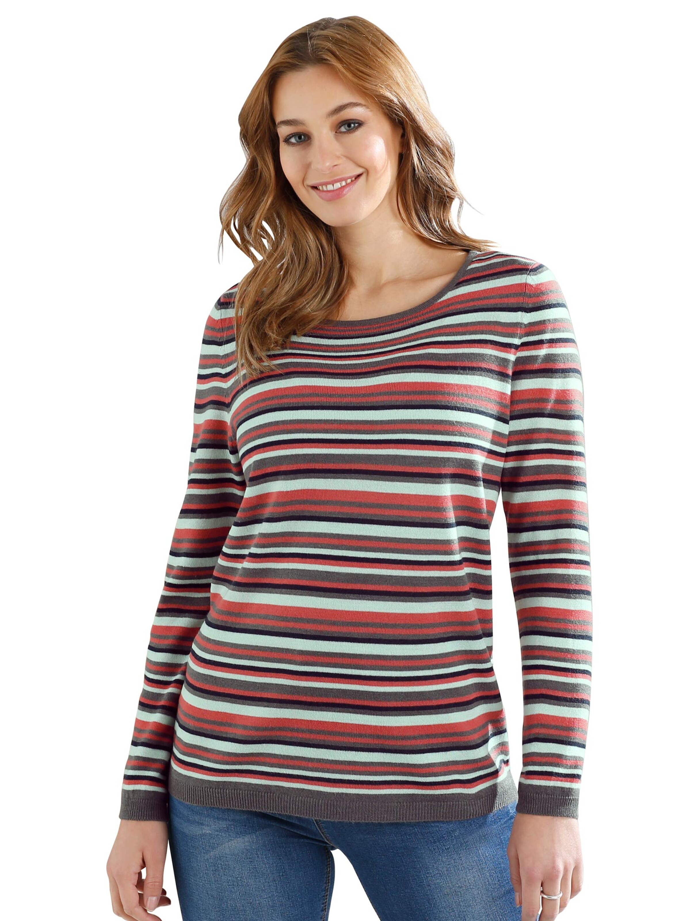 Pullover - terra-geringelt