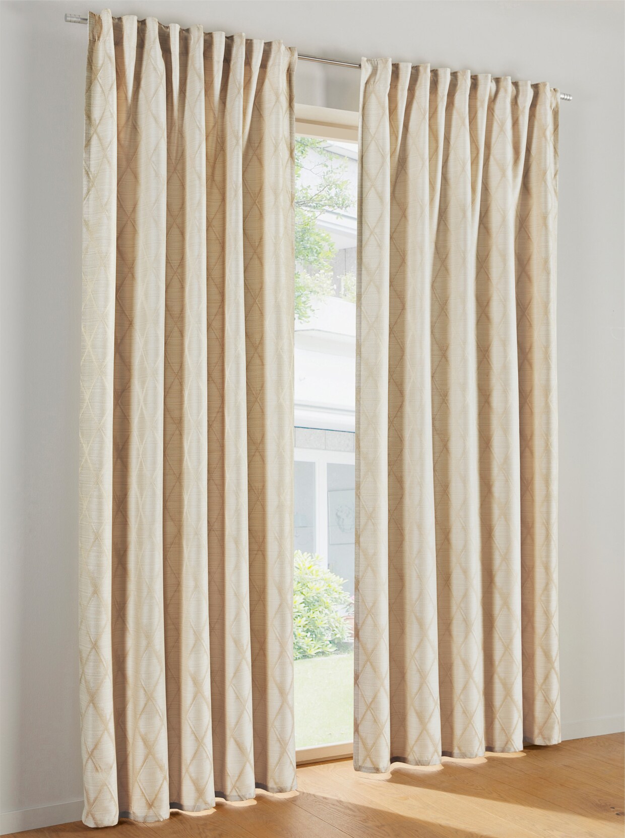 heine home gordijnen - beige