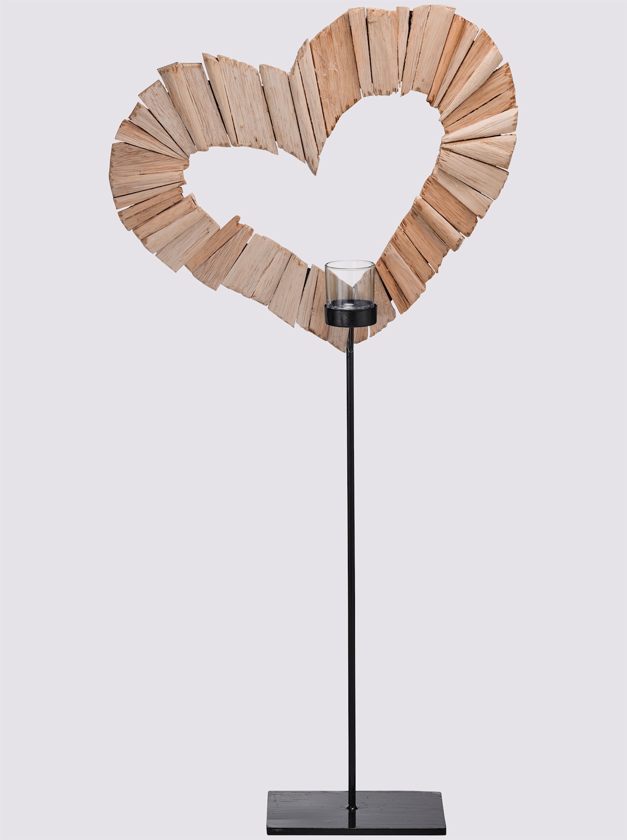 heine home Windlicht - schwarz-natur