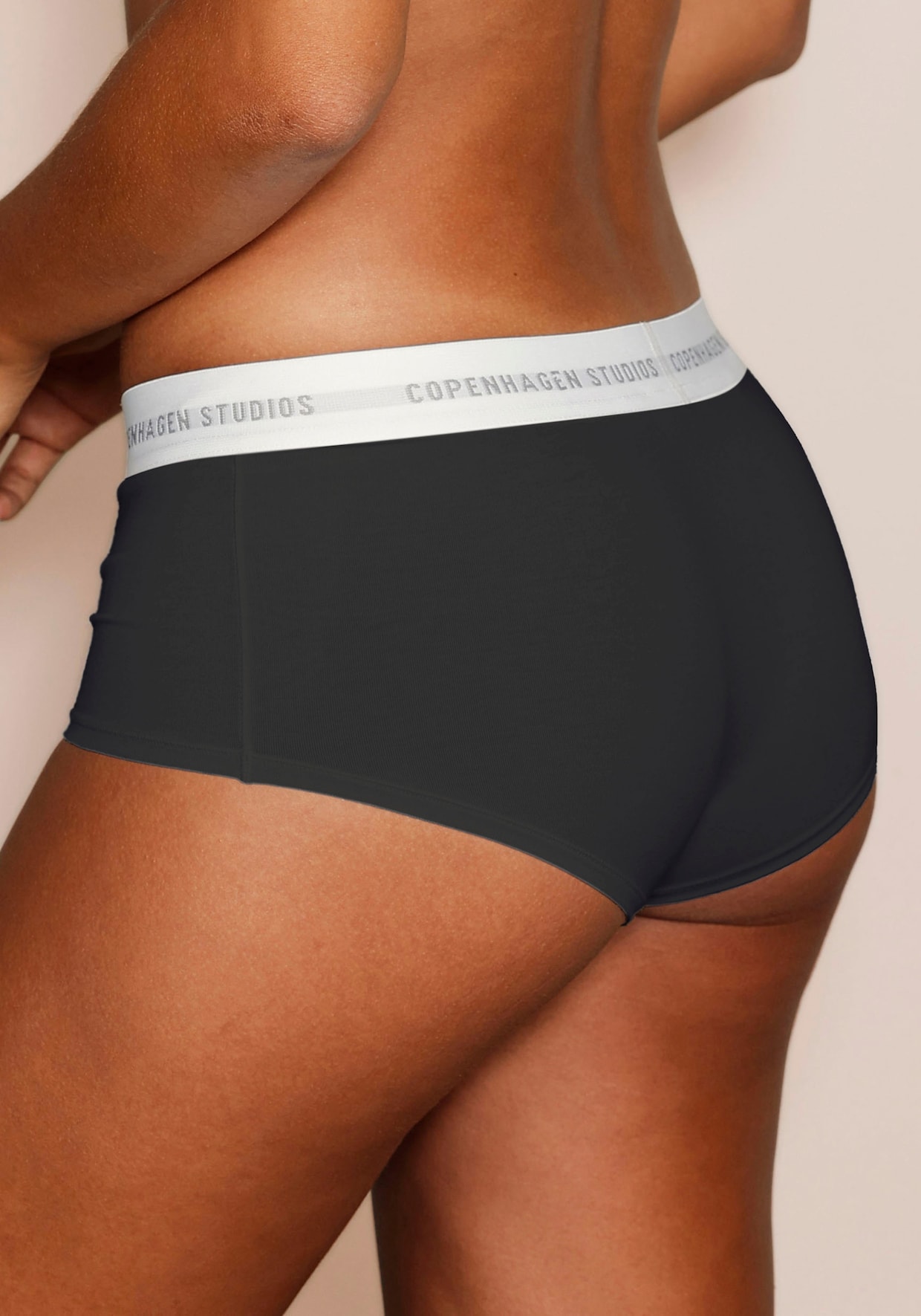 Panty - zwart, wit