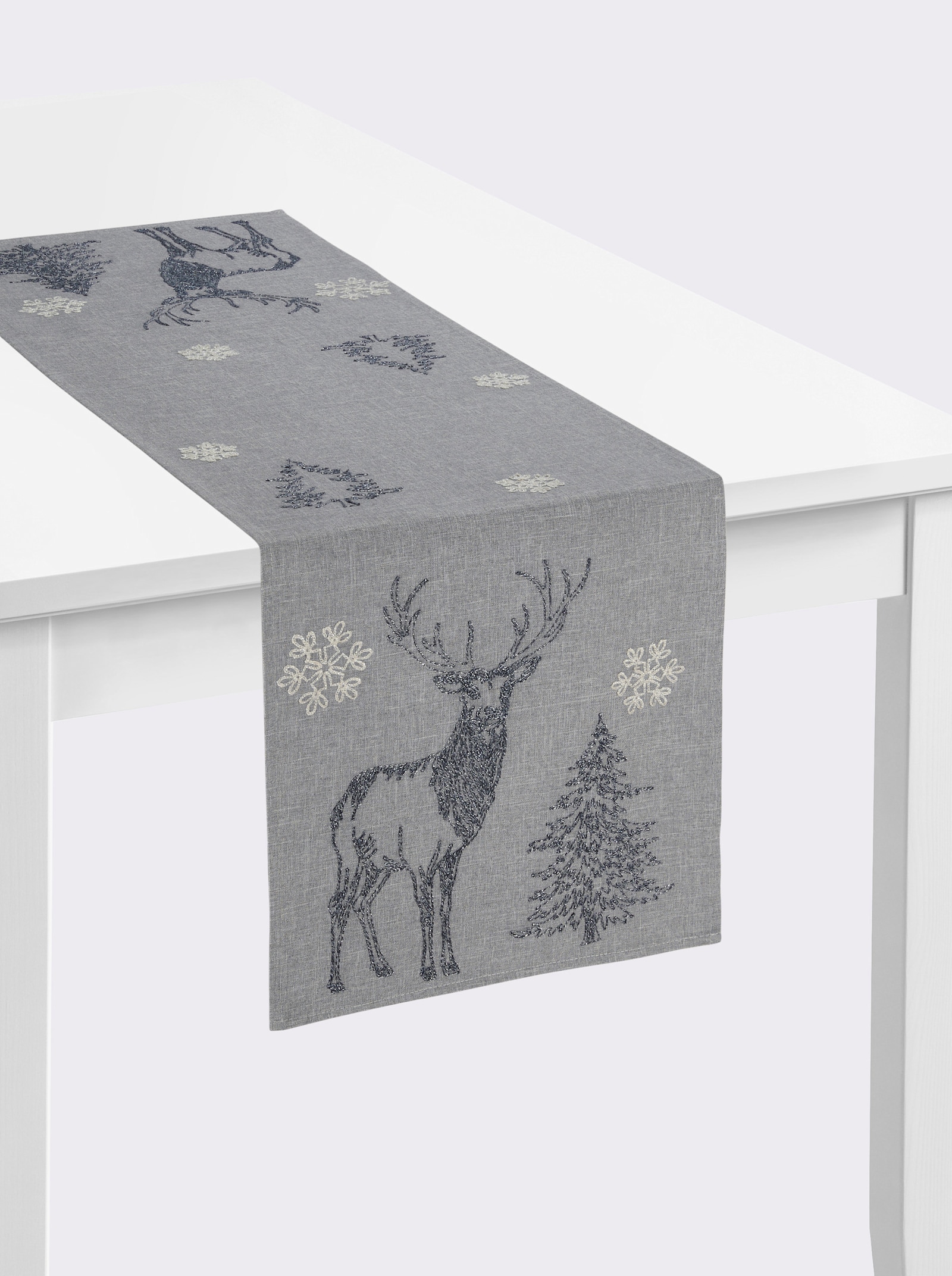 Tischdecke - grau