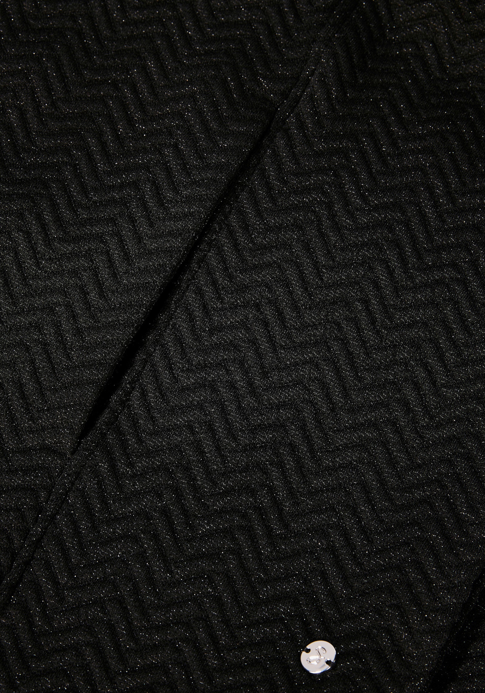 sheego Sweatjacke mit Steppung, leicht wattiert - schwarz