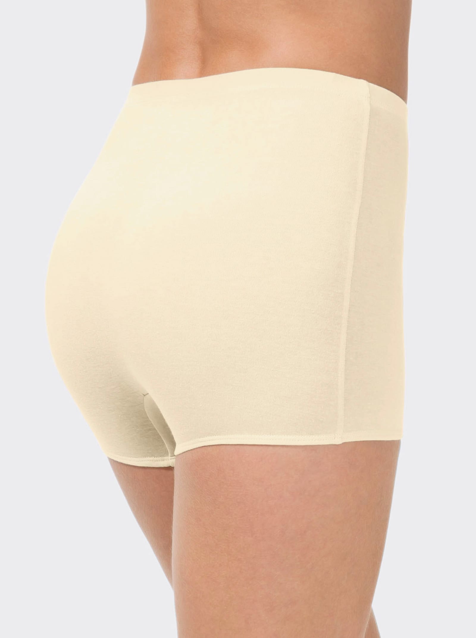 wäschepur Pagenschlüpfer mit glänzenden Zierabschlüssen - weiß + farbig sortiert