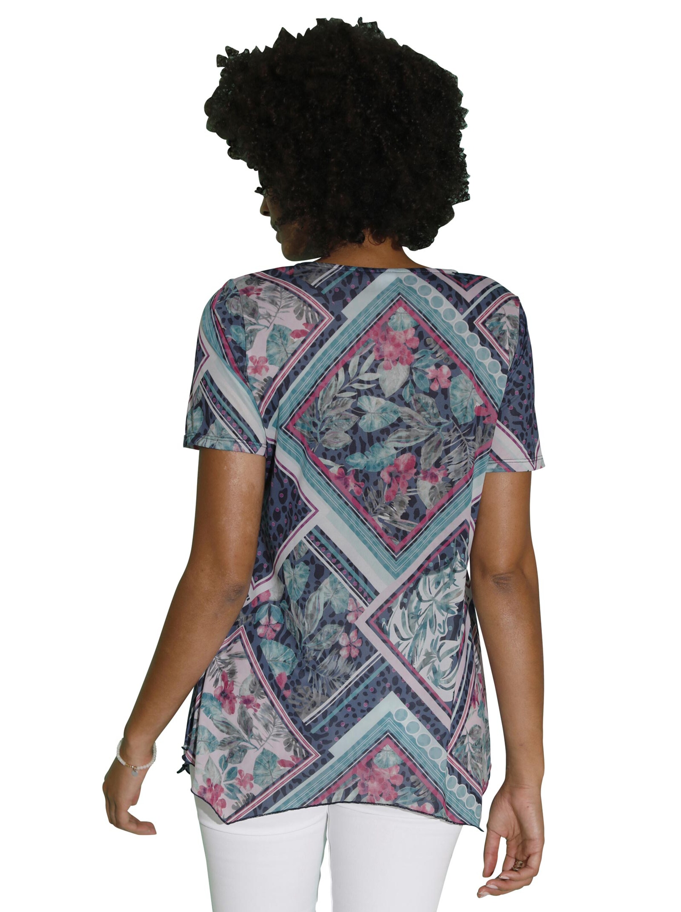 Shirt - blau-gemustert