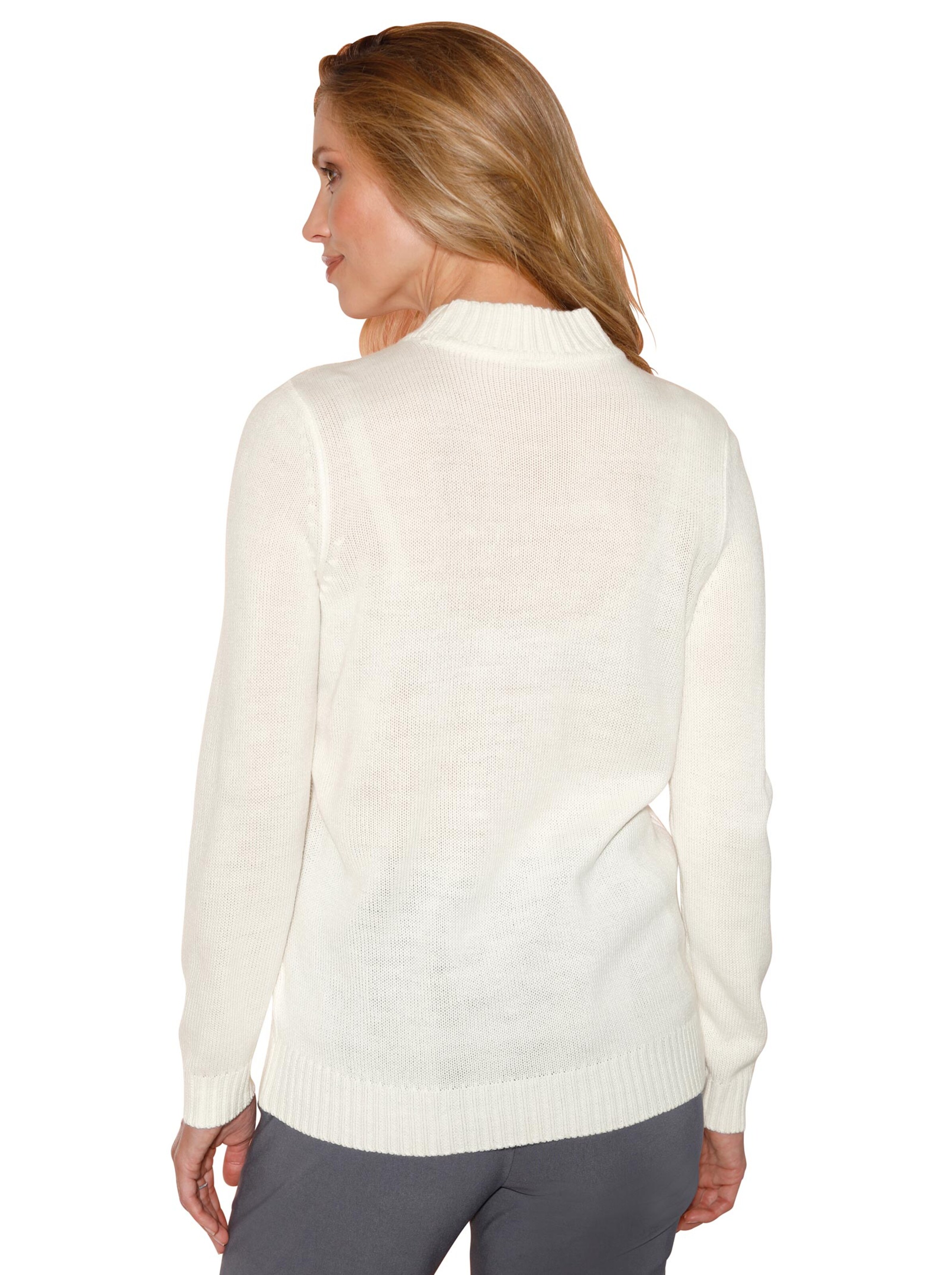 Pullover - wollweiß