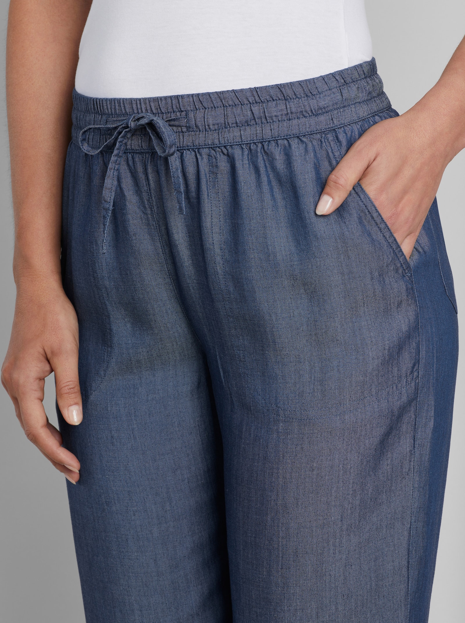 heine Hose in Jeans-Optik - dark blue
