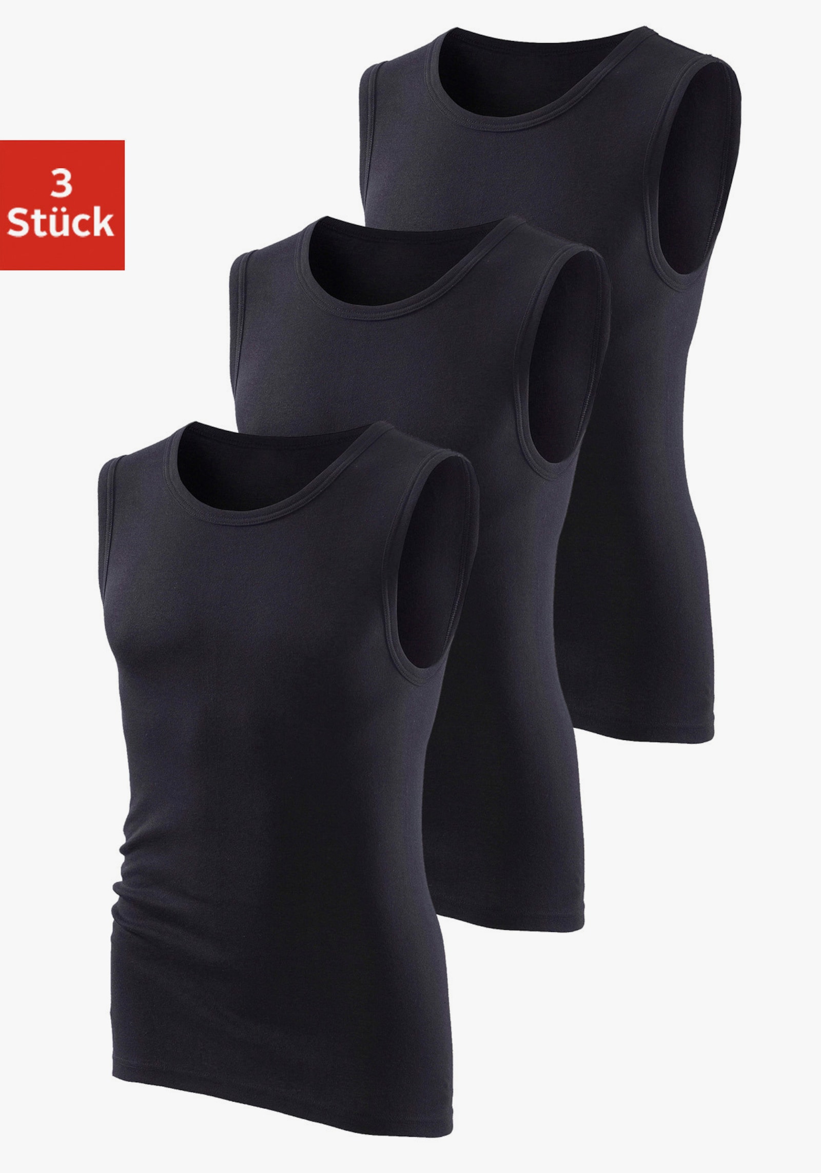 H.I.S Muscleshirt - schwarz