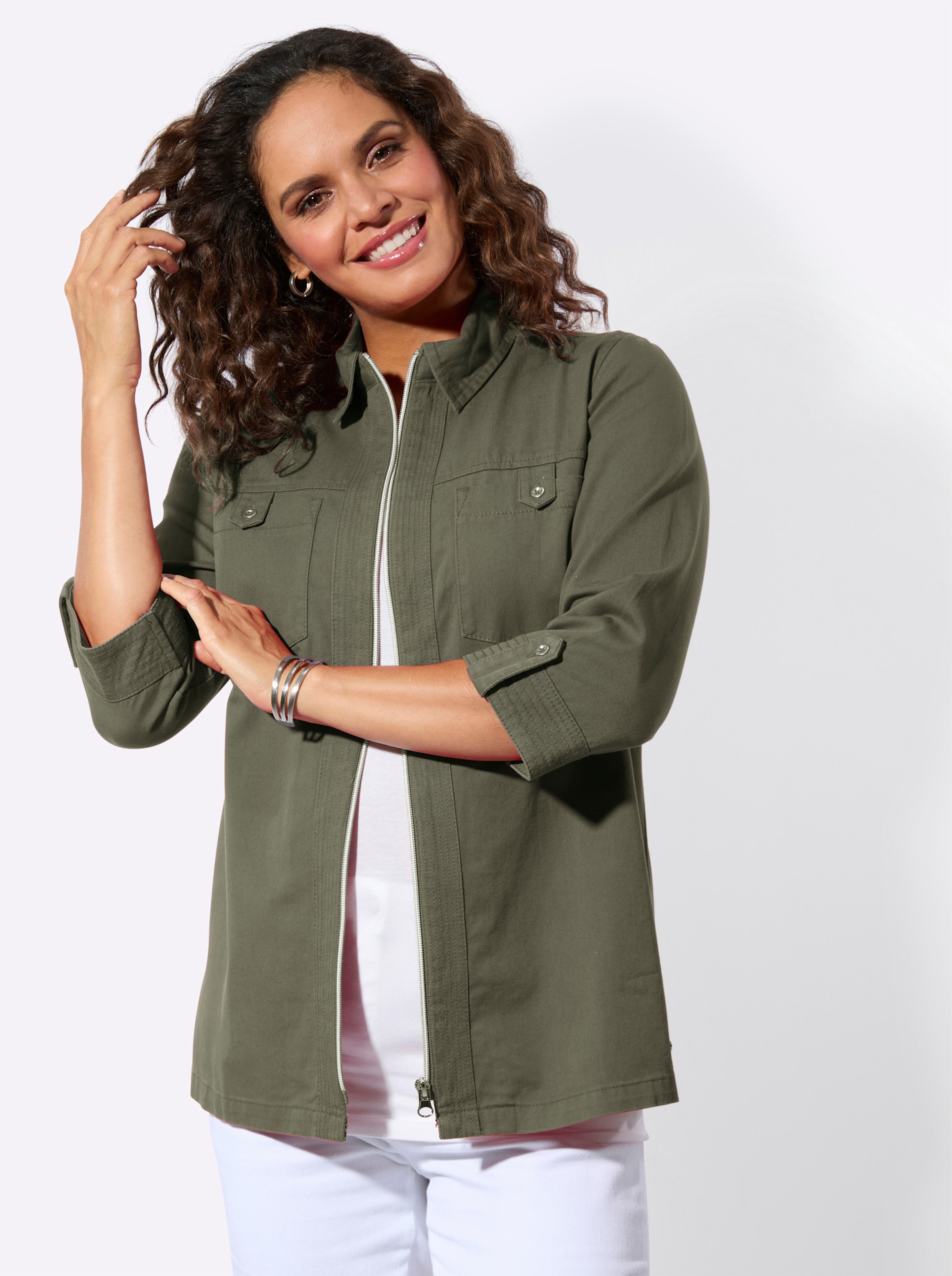 Jeansbluse