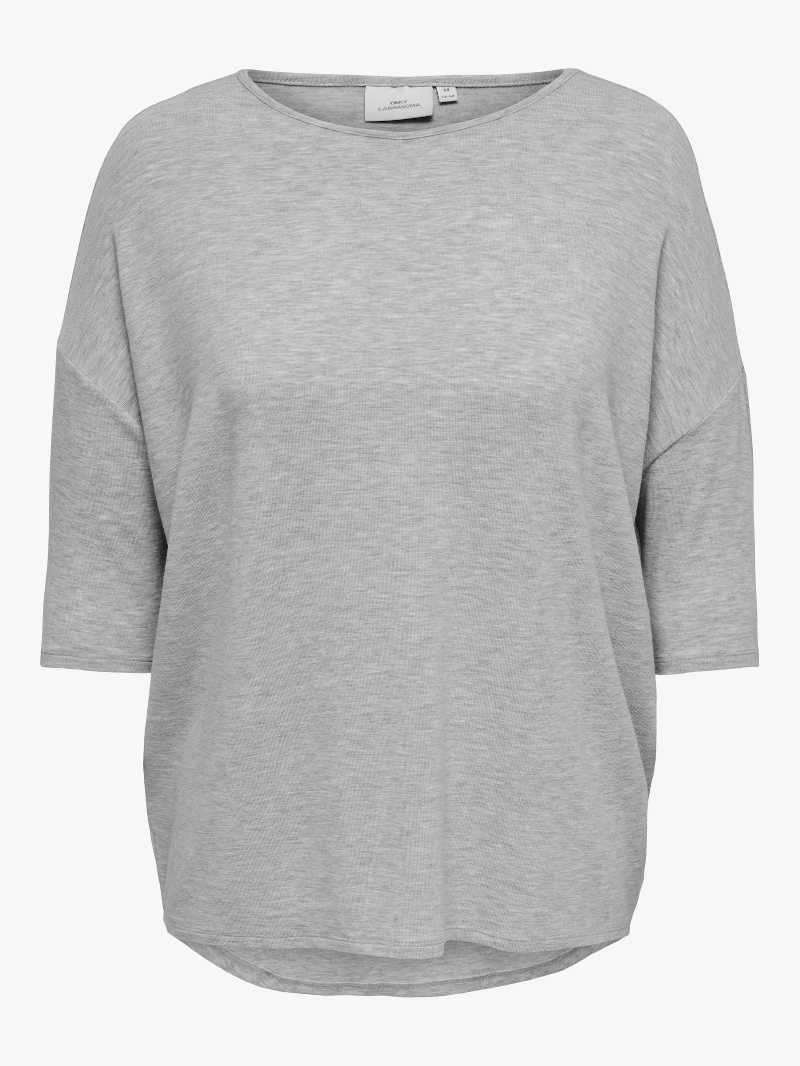 ONLY CARMAKOMA 3/4-Arm-Shirt - light grey melange