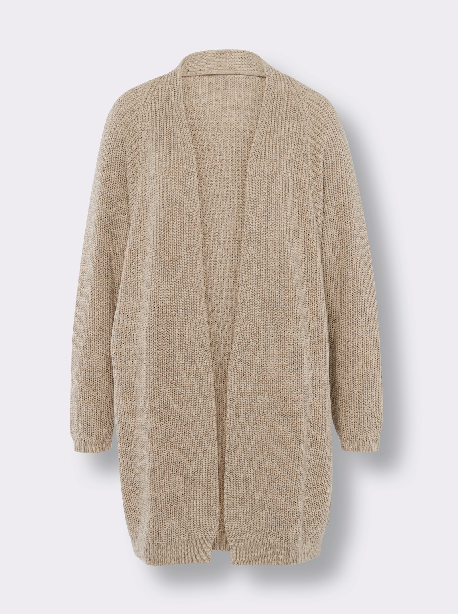 heine Veste en tricot sans fermeture - beige chiné