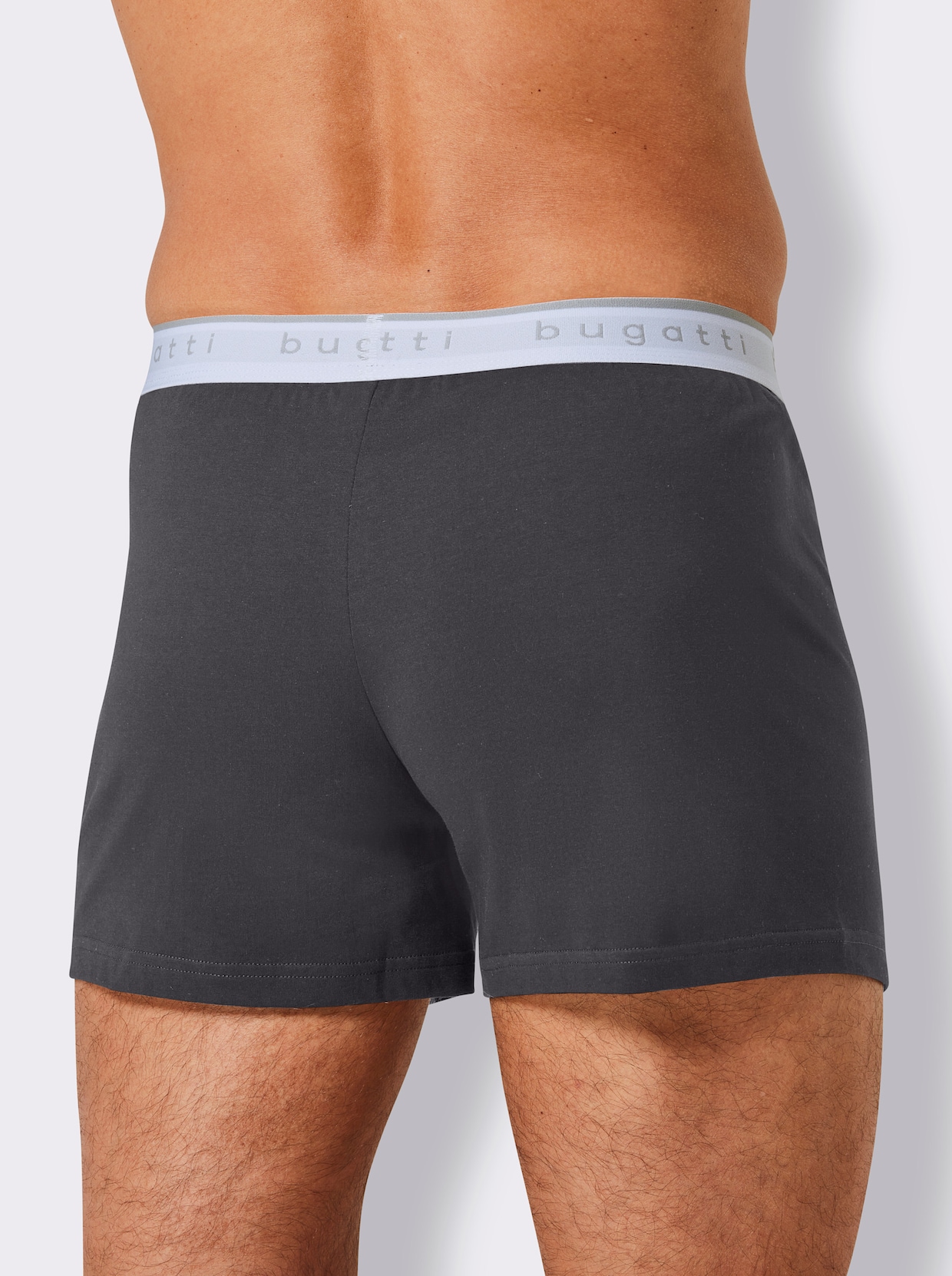 bugatti Boxershorts - marine + grau