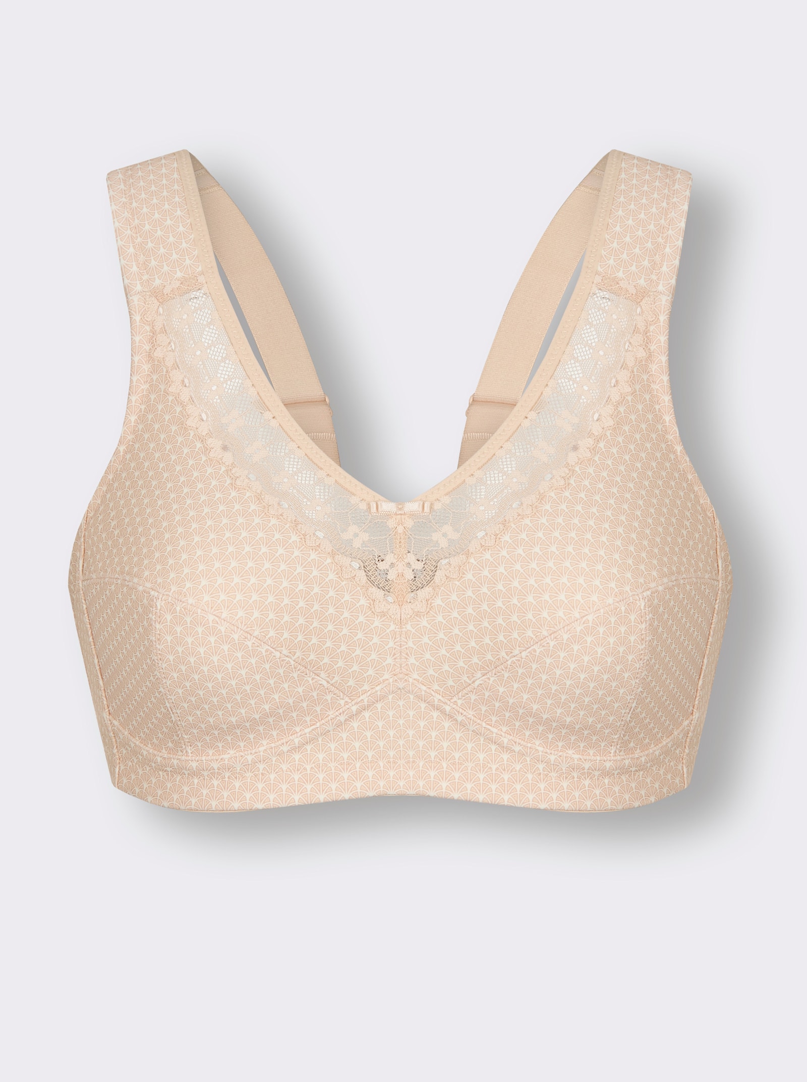 Susa Entlastungs-BH ohne Bügel - elfenbein-bedruckt