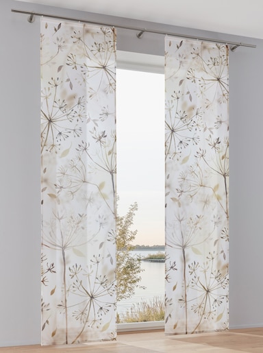 heine home Schiebevorhang - offwhite-gemustert