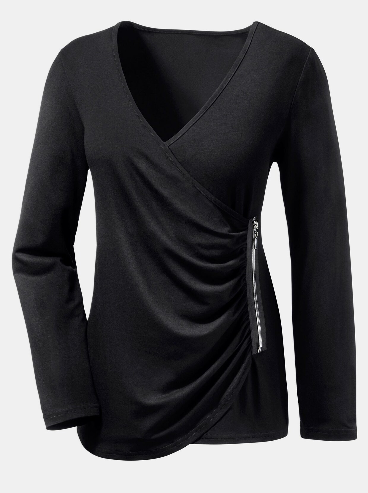 T-shirt long - noir