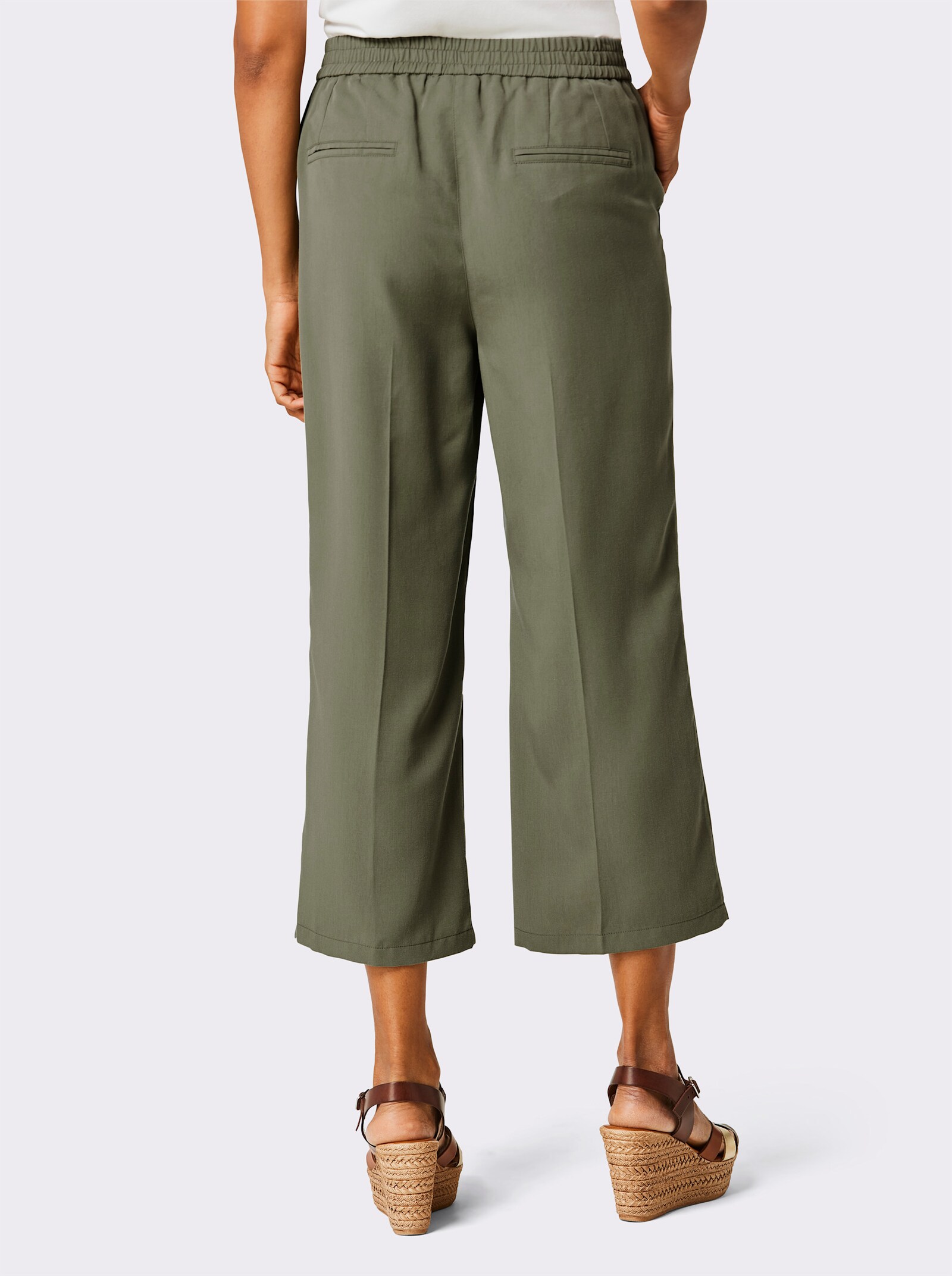 Stehmann Comfort line Culotte mit Dehnbund - khaki