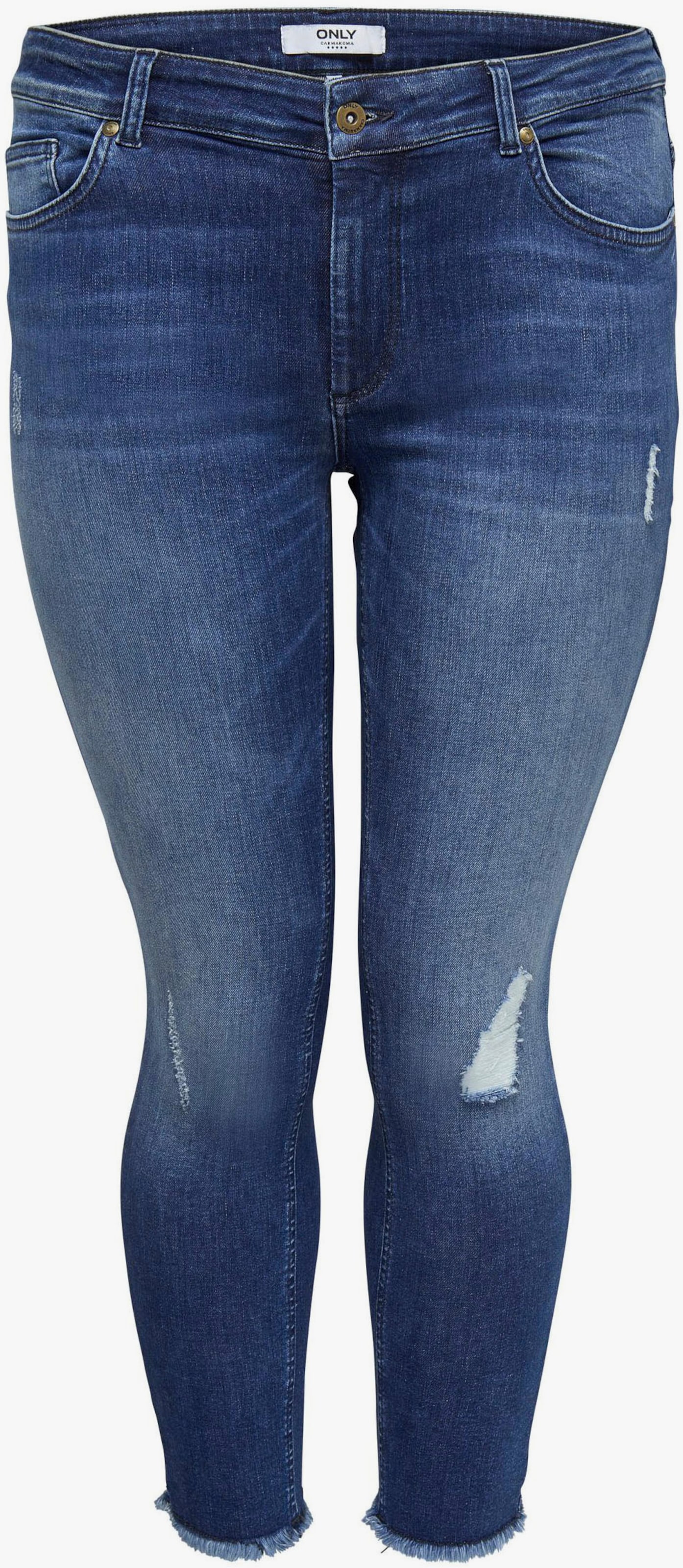 Skinny-fit-Jeans - blue-used