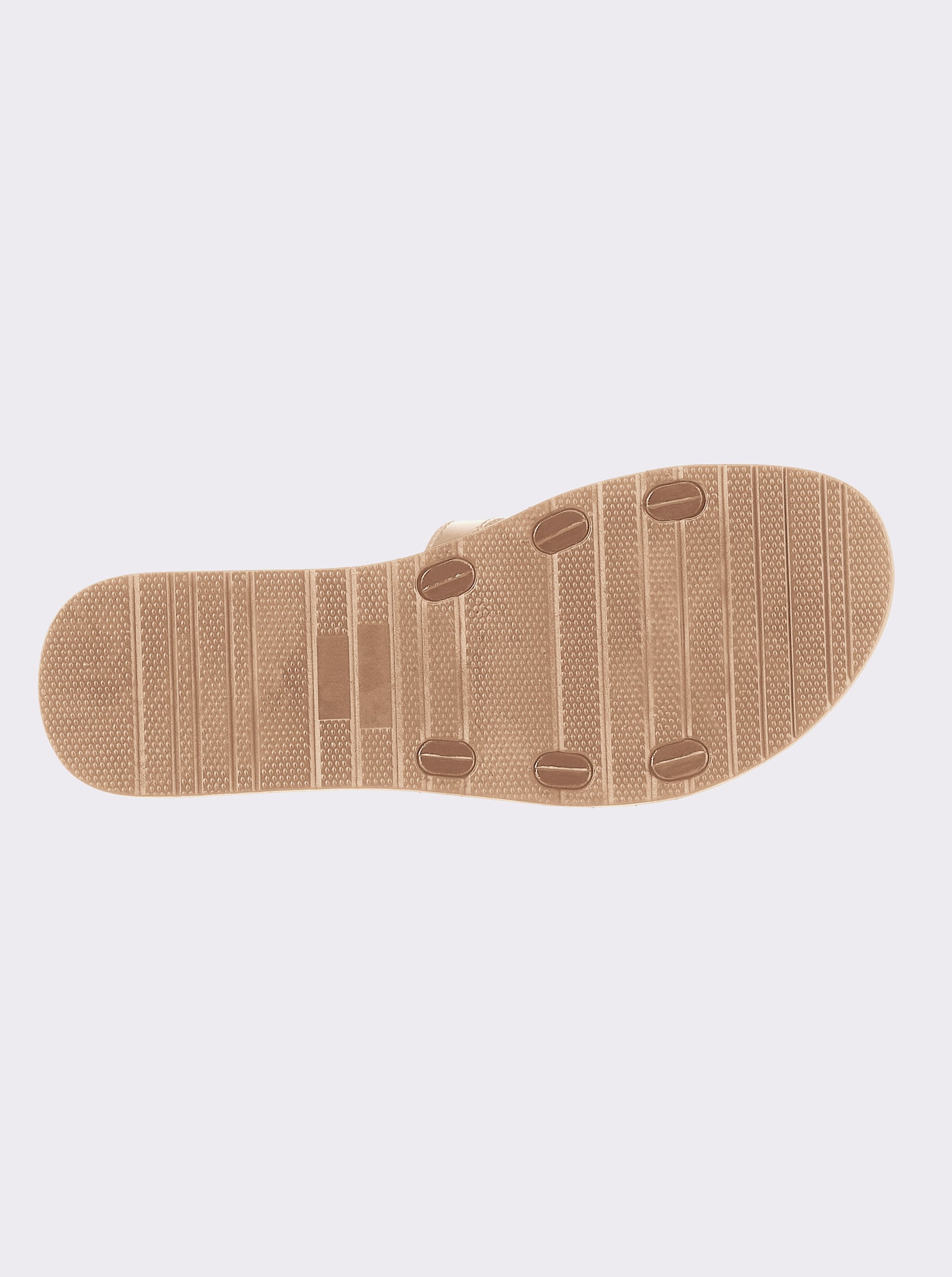 Siebi´s Badepantolette mit Durchbrüchen - vanille