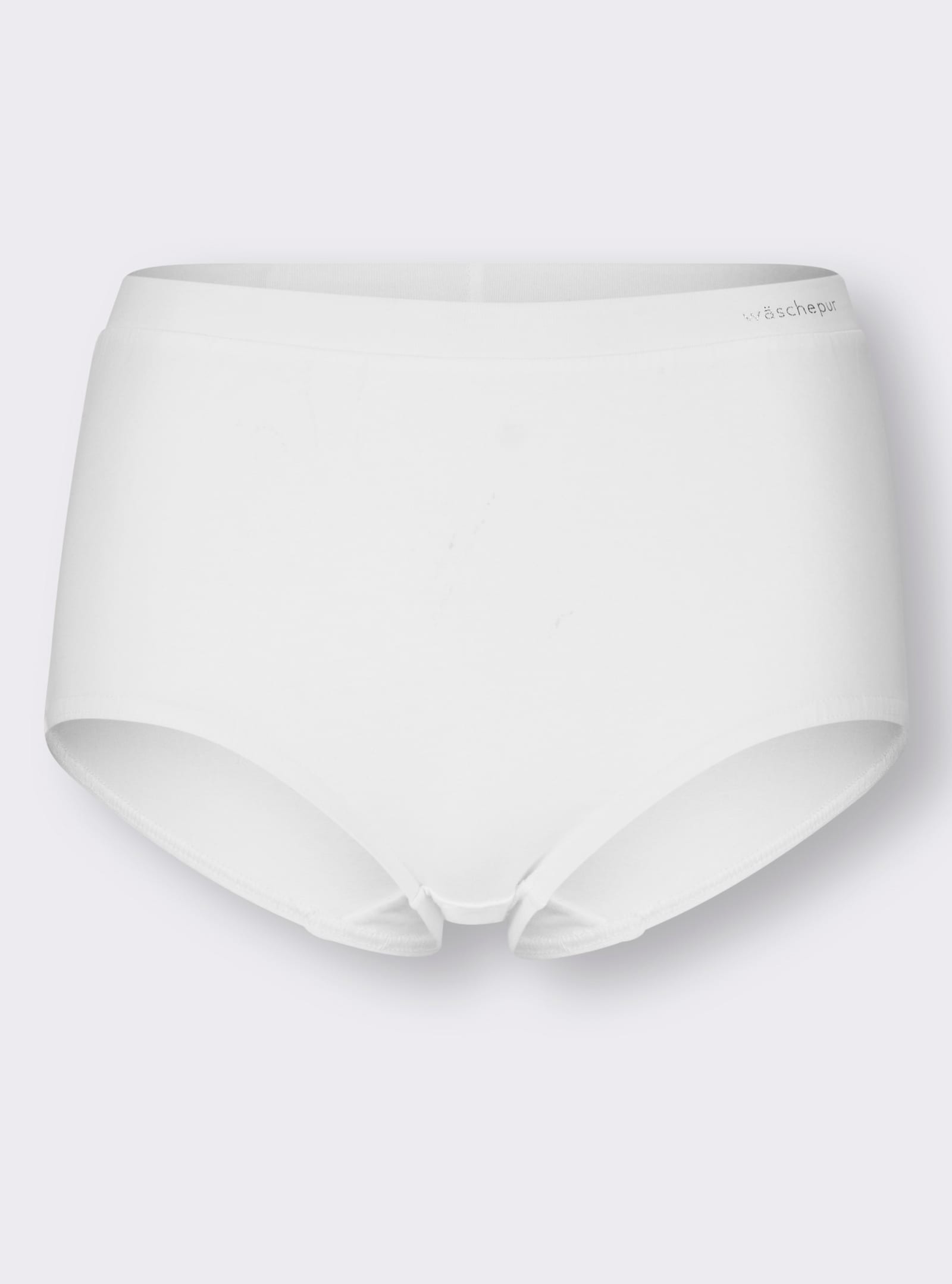 wäschepur Kalhotky s pasem ze single žerzeje - 2x bílá + 2x šedá-melír