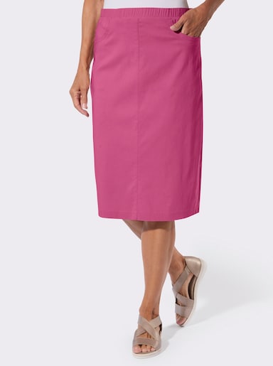 Schlupfrock in Bengalin-Qualität - fuchsia