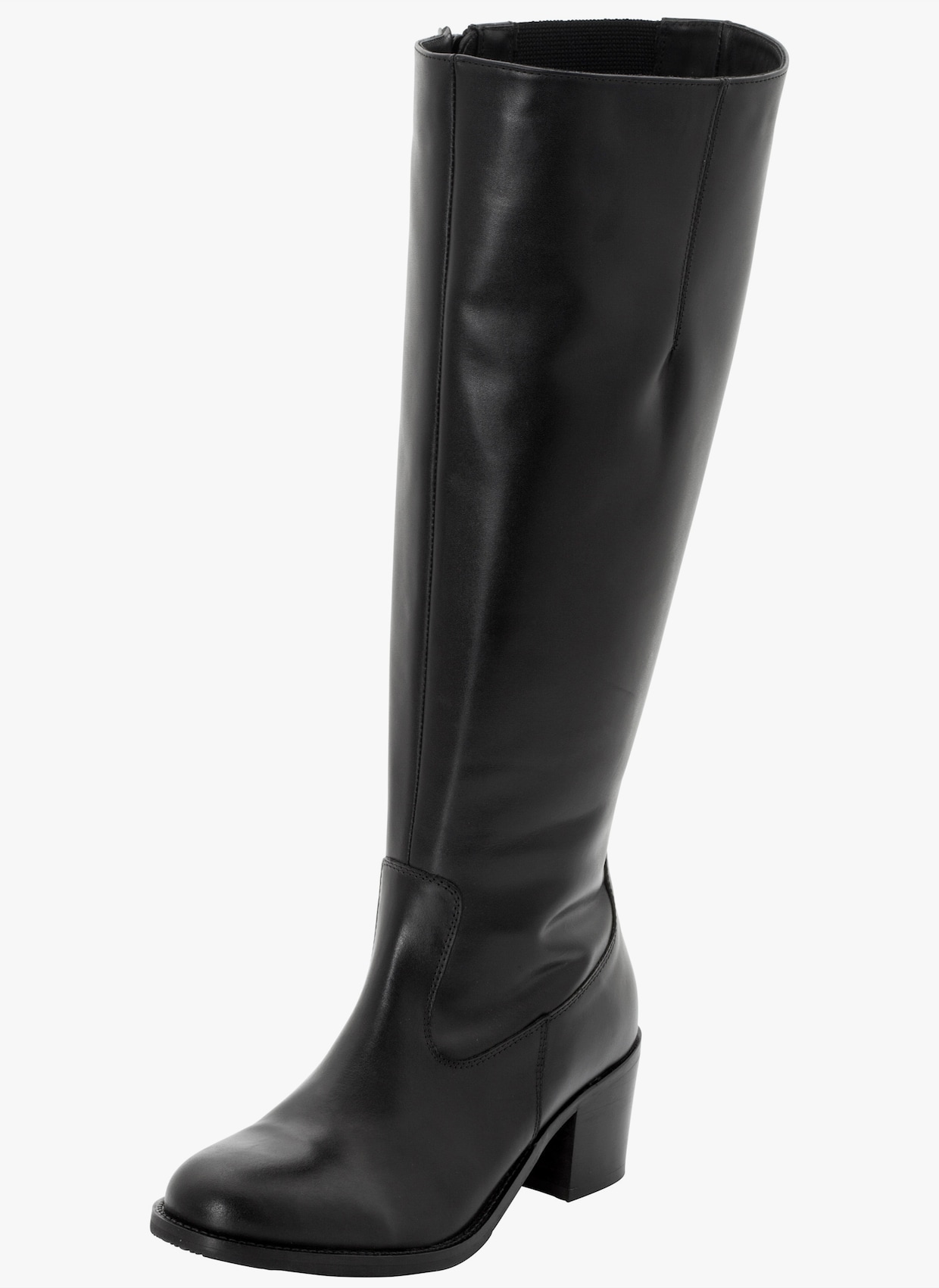 sheego Weitschaftstiefel - schwarz