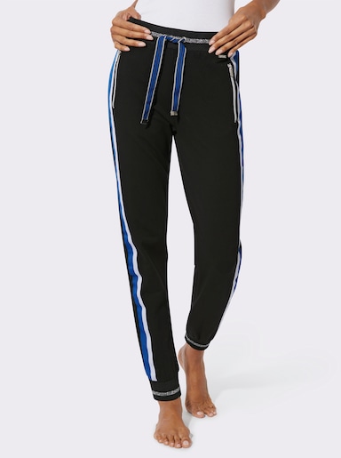 feel good Hose - schwarz-royalblau
