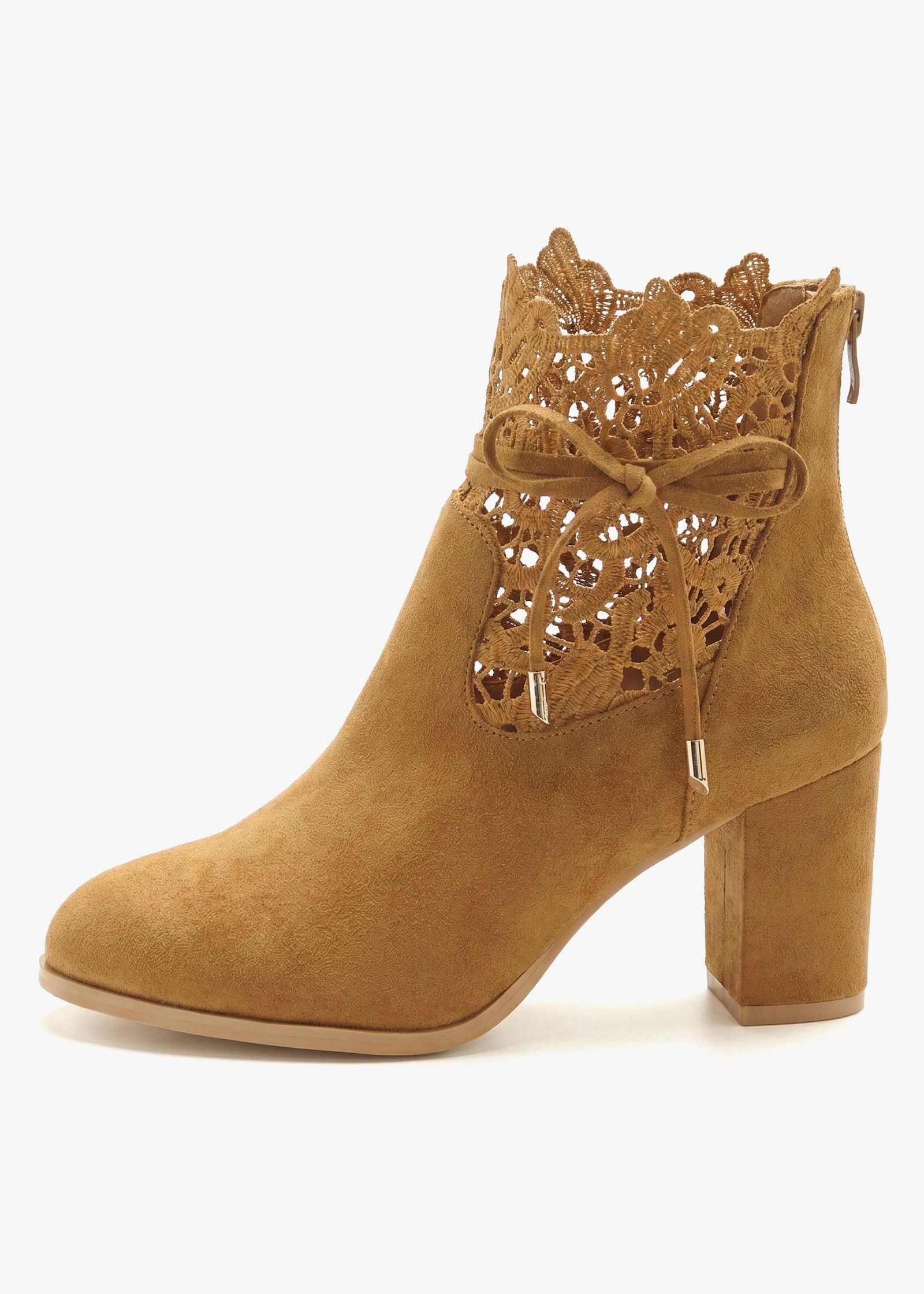 LASCANA High-Heel-Stiefelette - camelfarben