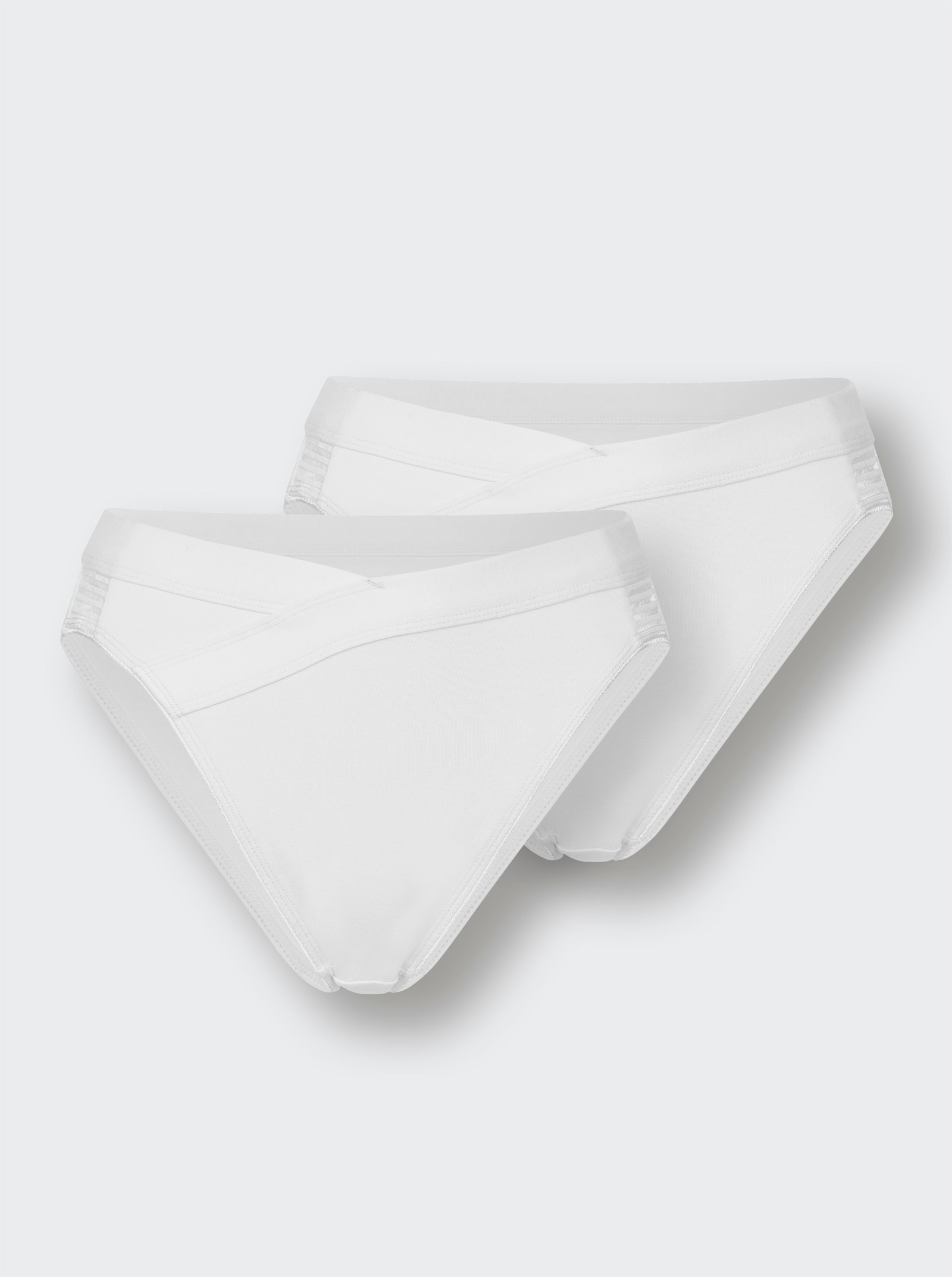 wäschepur Kalhotky s pružným textilním pasem - bílá