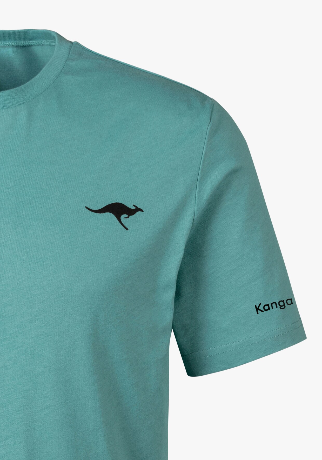 KangaROOS T-Shirt - petrol, schwarz