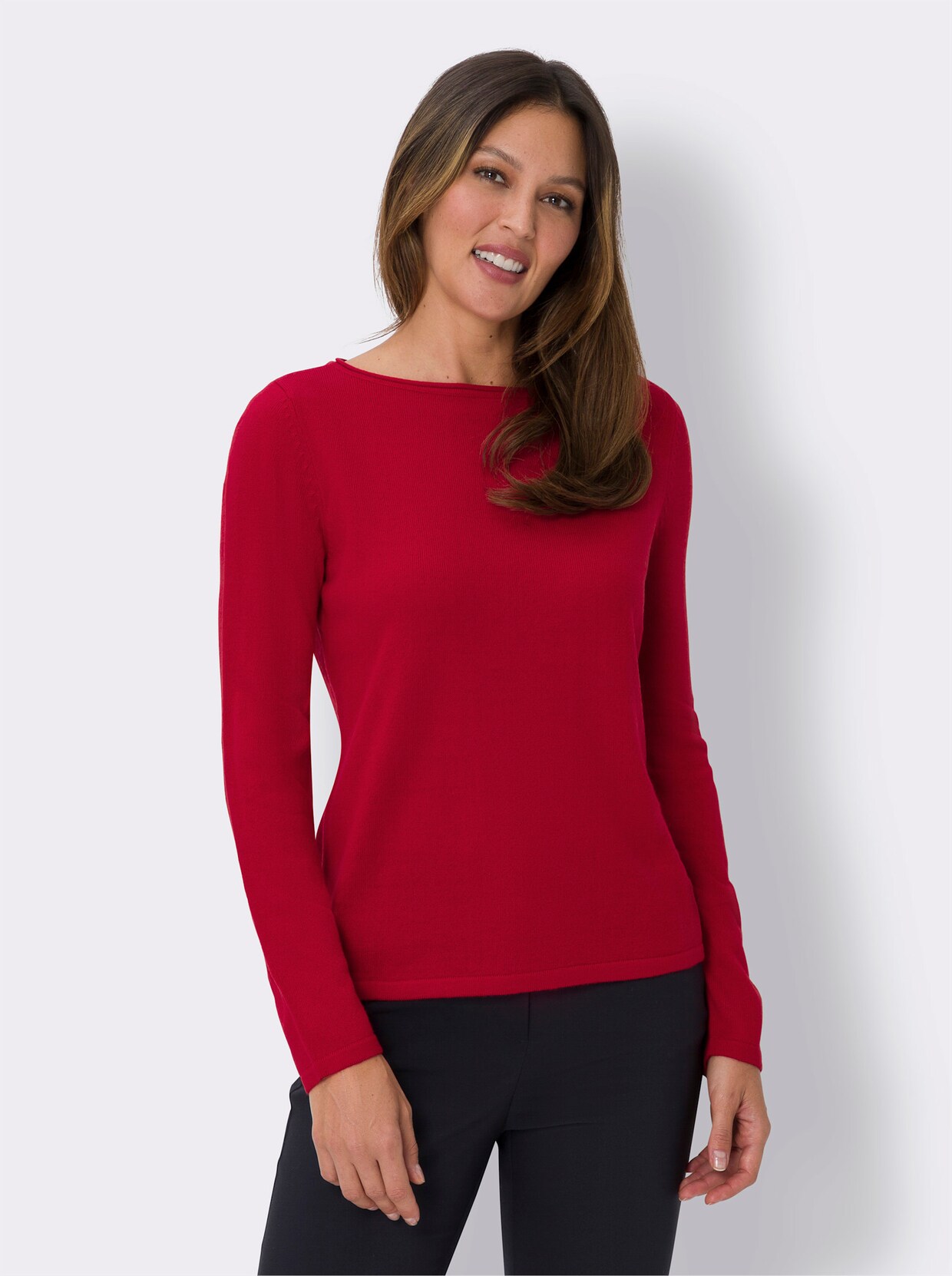 Pullover met lange mouwen - rood