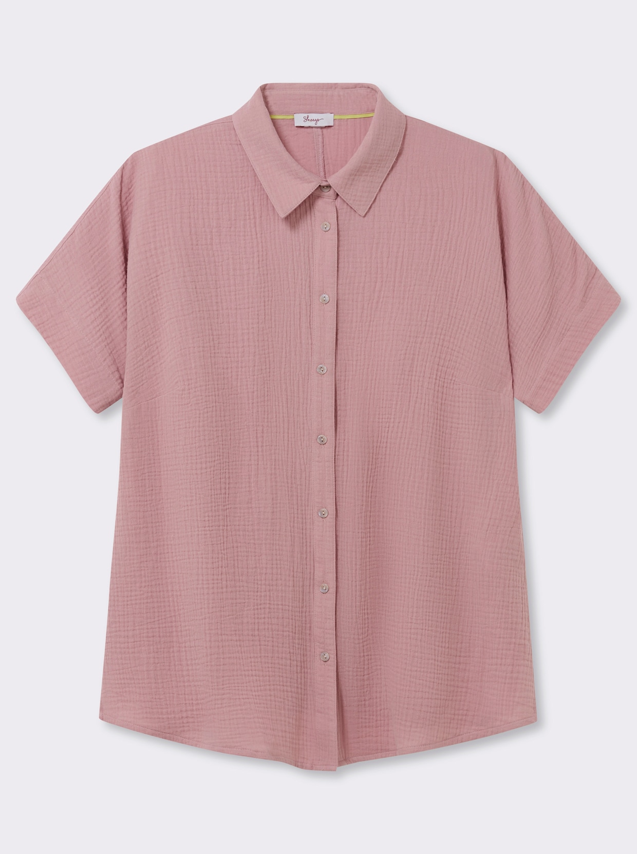 sheego Hemdbluse in Musselinqualität - hortensie