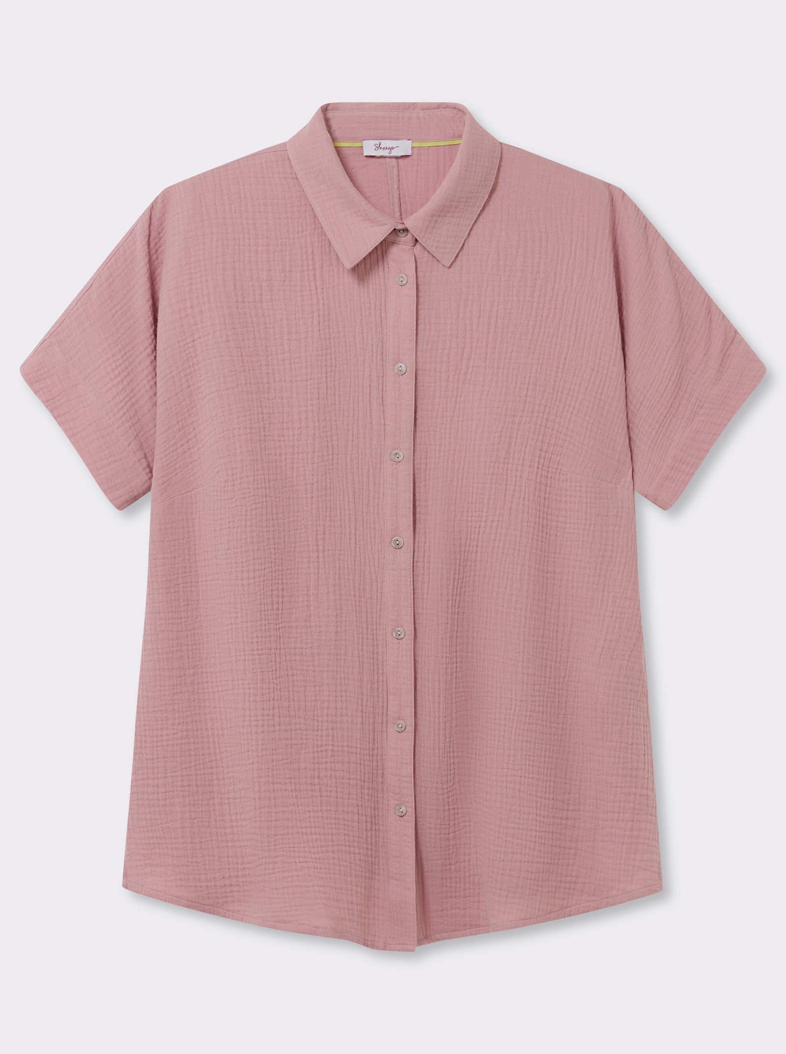 sheego Hemdbluse in Musselinqualität - hortensie