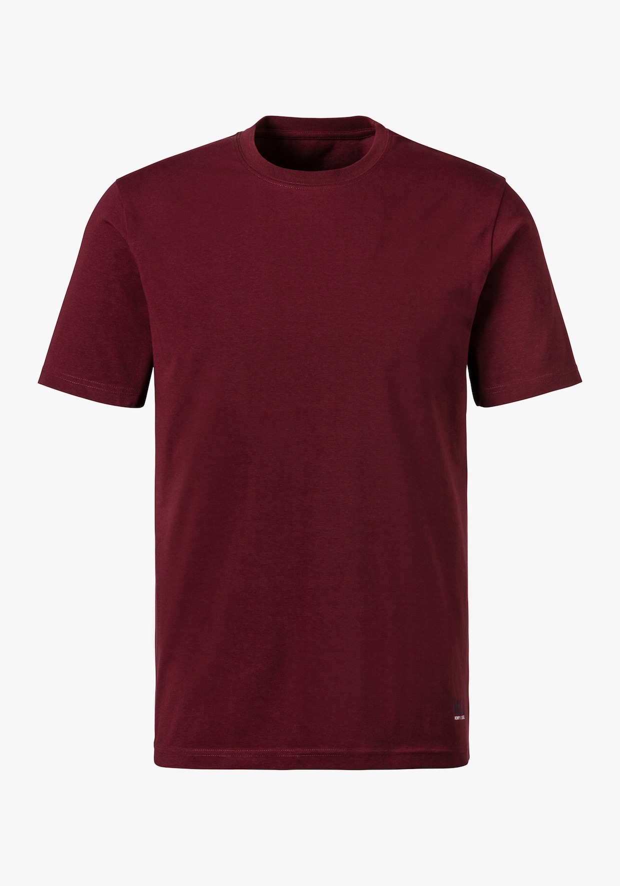 H.I.S T-Shirt - bordeaux, schwarz, weiß