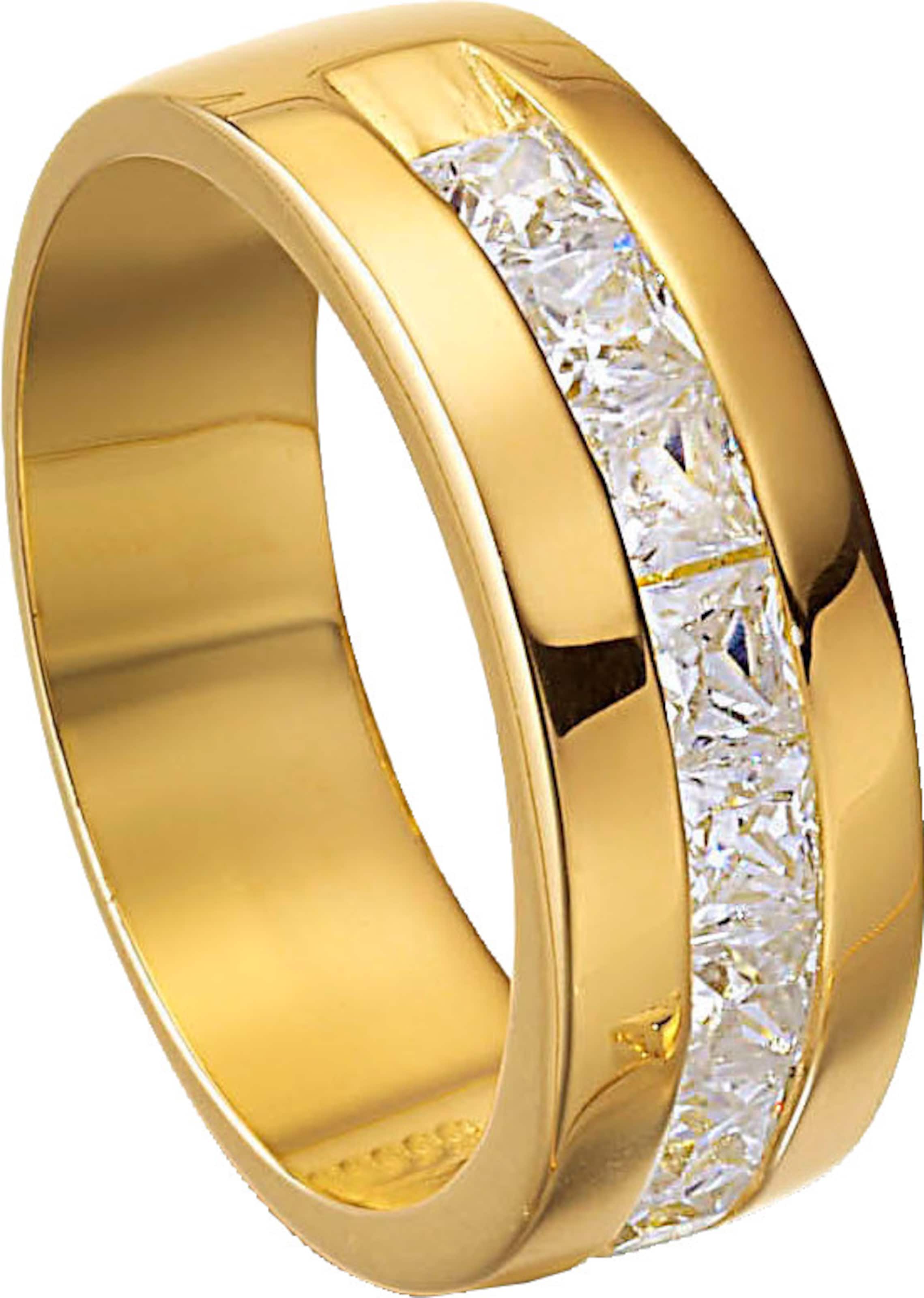 Gold Zirkon günstig Kaufen-Ring in Silber vergoldet 925 von heine. Ring in Silber vergoldet 925 von heine <![CDATA[Vergoldeter Ring aus 925er Silber. Mit Zirkonia in filigraner Pavé-Fassung.]]>. 
