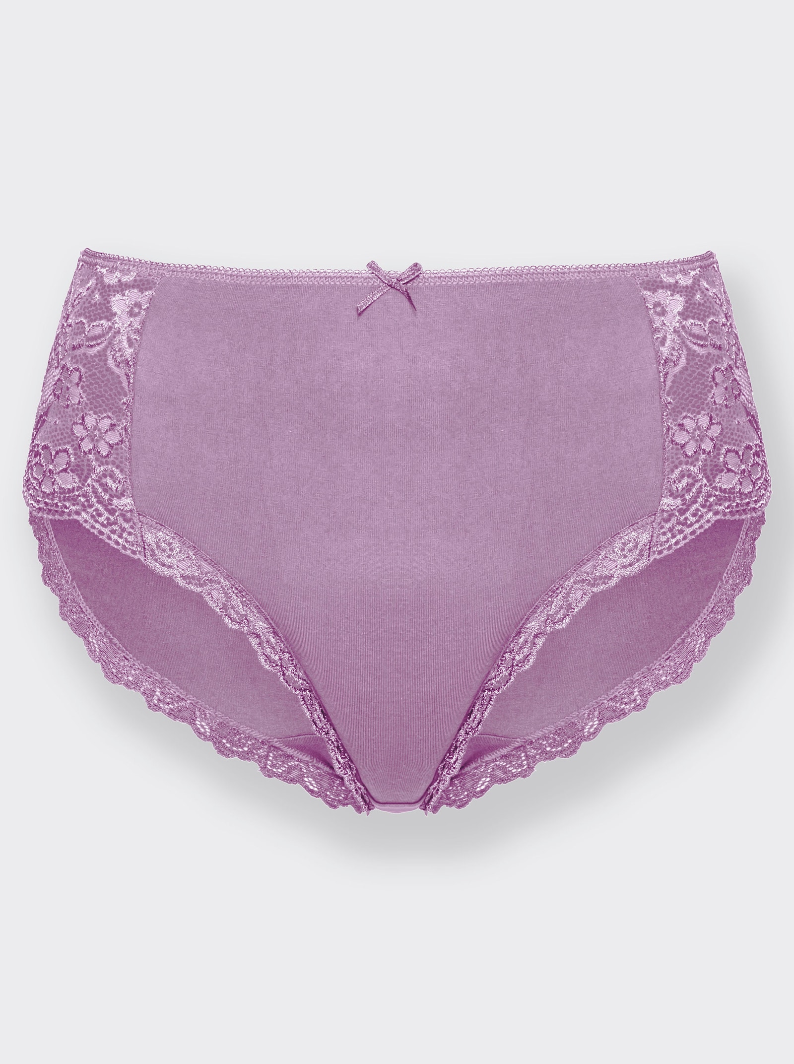wäschepur Taillenslip mit Spitzenbordüre - farbig-sortiert
