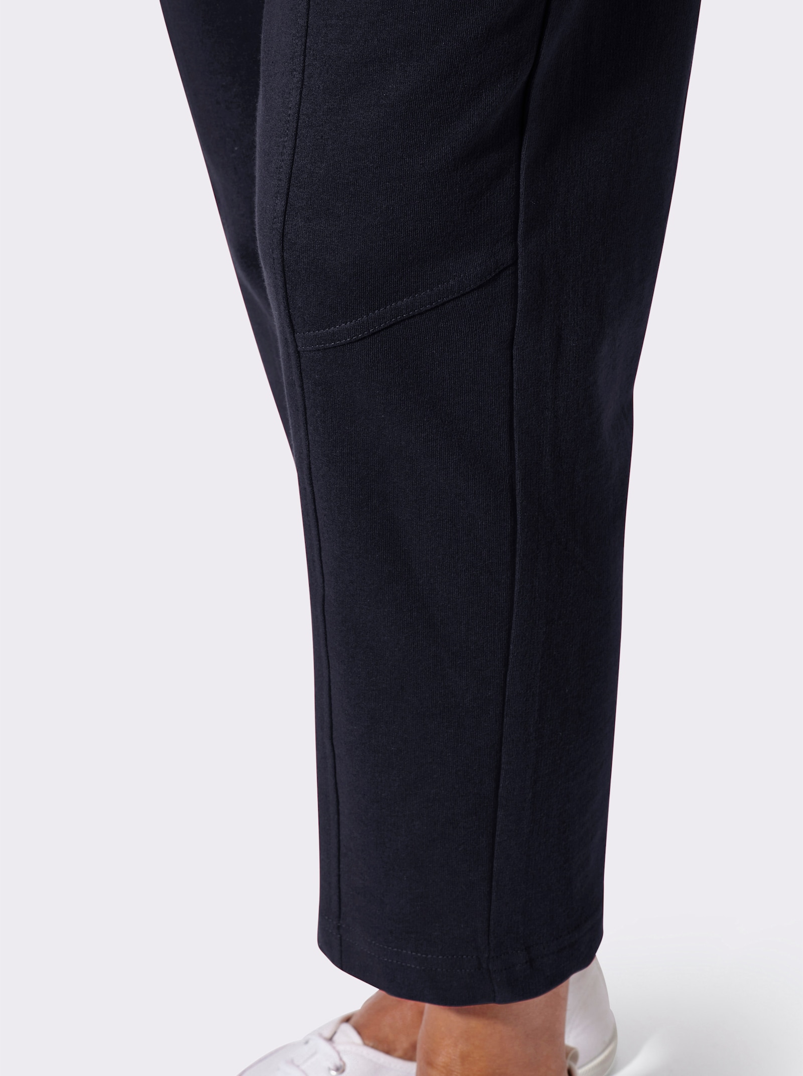 Sweathose mit Rundum-Dehnbund - marine