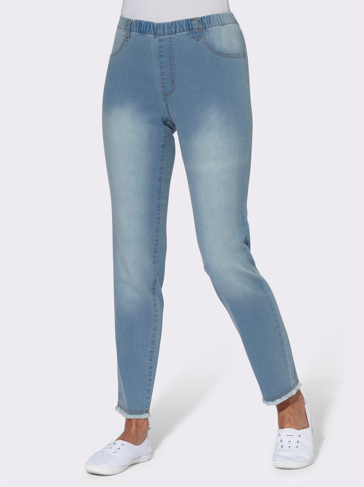 Jeans in blue-bleached | Witt