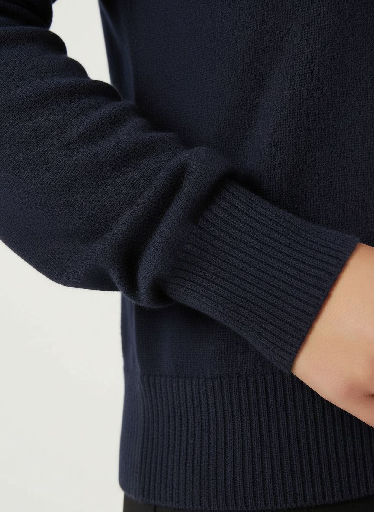 Strickjacke mit V-Ausschnitt - marine